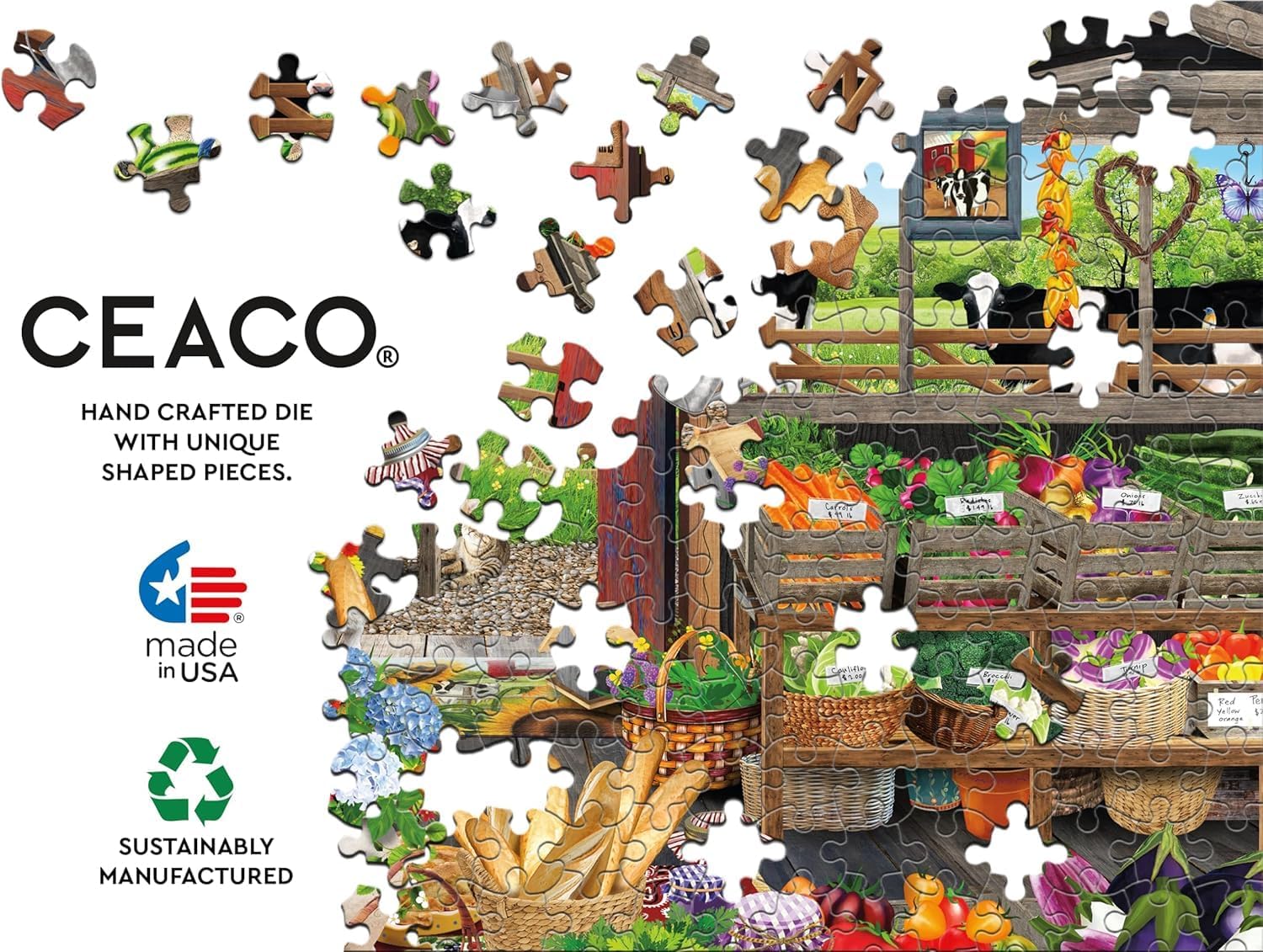 Country Market - 500 Piece Jigsaw Puzzle
