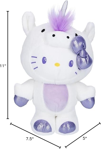 Plush Sanrio Hello Kitty Unicorn 9.5" by Homeportonline