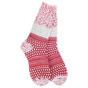 Holiday Gallery Textured Crew - Peppermint