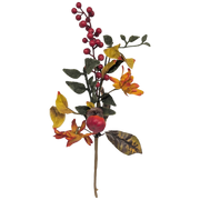 13 inch Faux Harvest Floral Pick With Berries