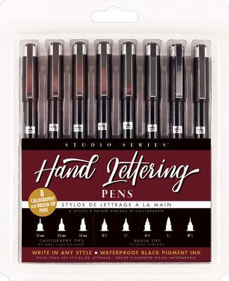 Art Center Pens Hand Lettering Set of 8 by Homeportonline