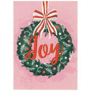 Candy Shoppe Christmas Card Set - Joy Wreath