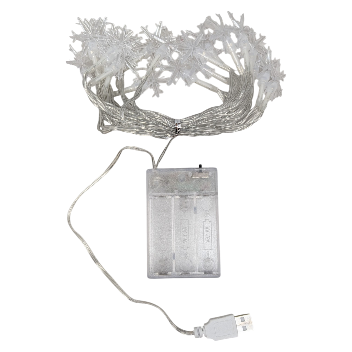 Snowflake LED Light String - 20 Lights