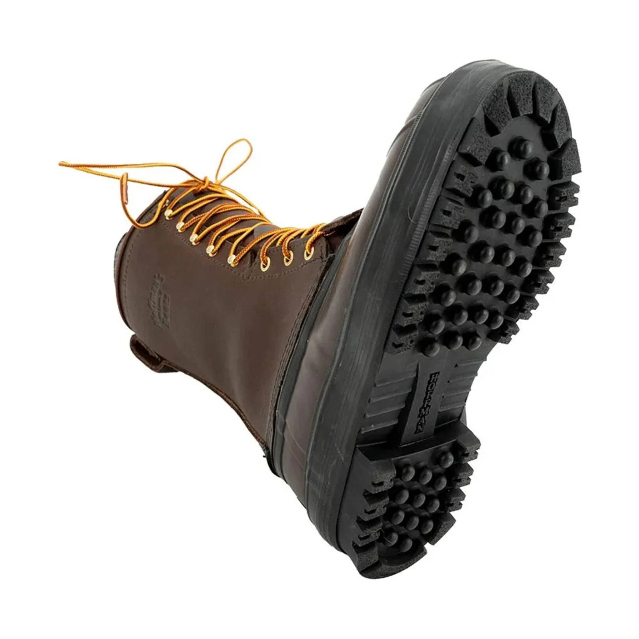 Hoffman Men's 12 Inch Double Insulated Plain Toe Guide Work Boots - Brown by Lenny's Shoe & Apparel