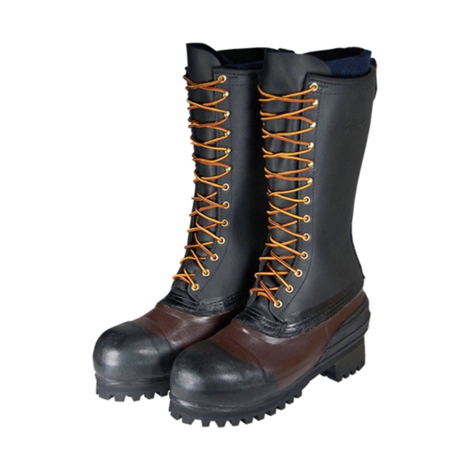 Hoffman Men's 14 In Felt Steel Toe Pac Logger Boots - Black by Lenny's Shoe & Apparel