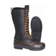 Hoffman Men's 14 Inch Mountaineer Double Insulated Plain Toe Pac Boots - Black/Brown by Lenny's Shoe & Apparel