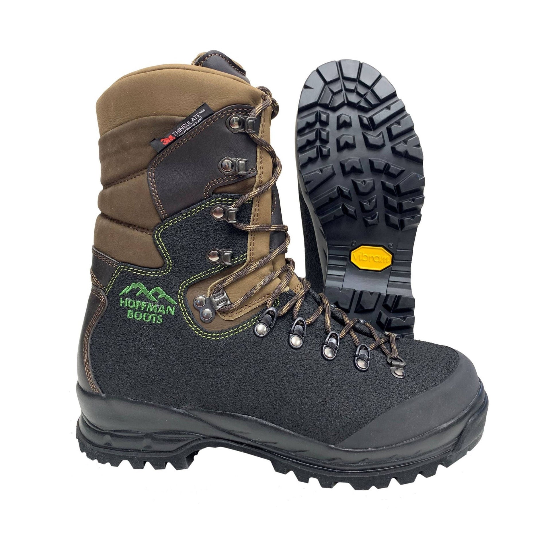 Hoffman Men's Armor Pro 8 Inch Insulated Work Boots - Brown/Black by Lenny's Shoe & Apparel