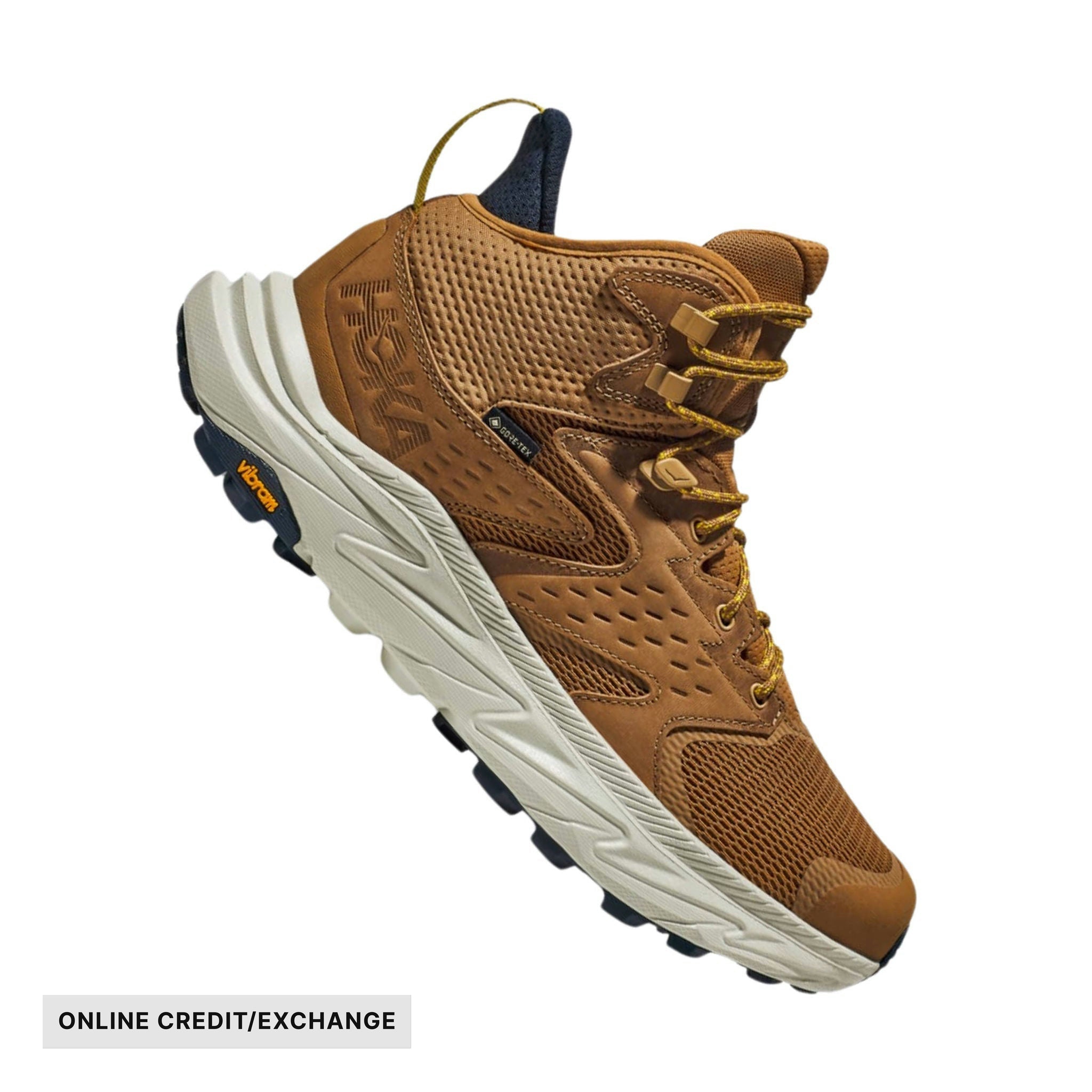 HOKA Men's Anacapa 2 Mid GTX Hiking Shoes - Honey/Celadon Tint