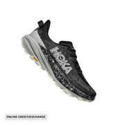 HOKA Men's Speedgoat 6 Trail Running Shoes - Black/Stardust