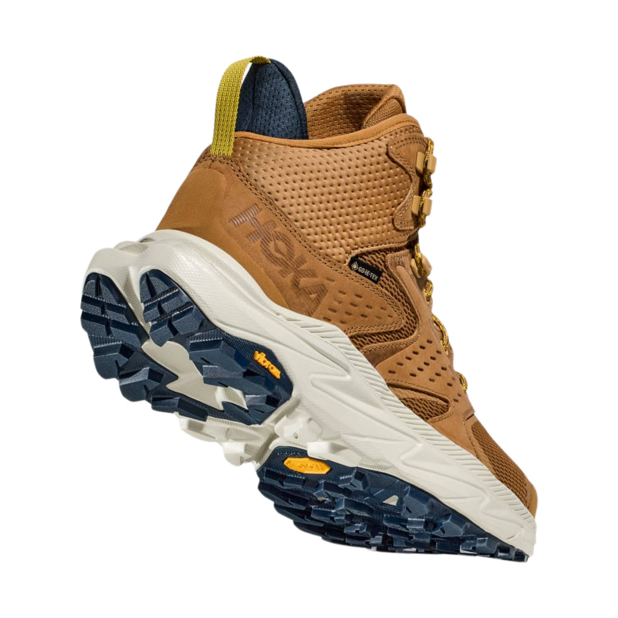 HOKA Men's Anacapa 2 Mid GTX Hiking Shoes - Honey/Celadon Tint by Lenny's Shoe & Apparel