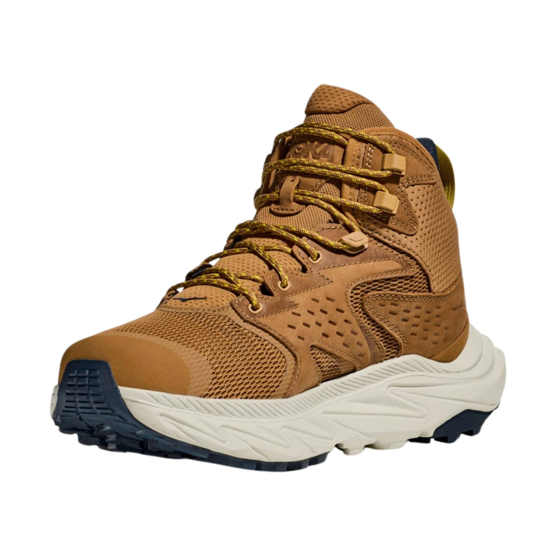 HOKA Men's Anacapa 2 Mid GTX Hiking Shoes - Honey/Celadon Tint by Lenny's Shoe & Apparel