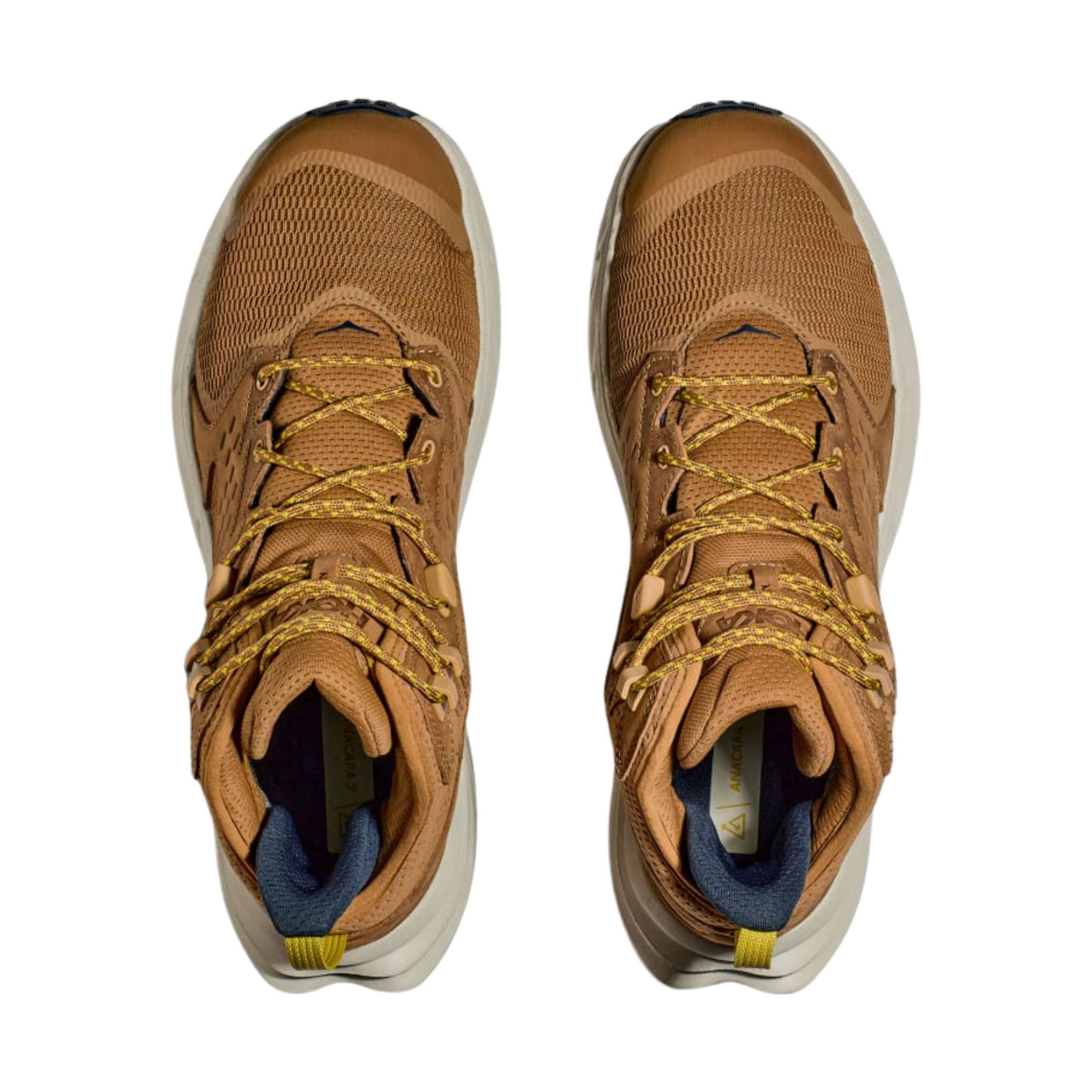 HOKA Men's Anacapa 2 Mid GTX Hiking Shoes - Honey/Celadon Tint by Lenny's Shoe & Apparel