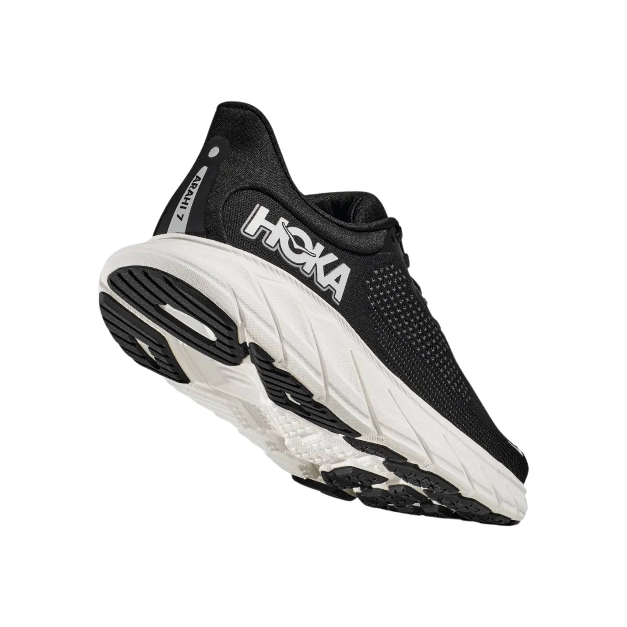 HOKA Men's Arahi 7 - Black/White by Lenny's Shoe & Apparel