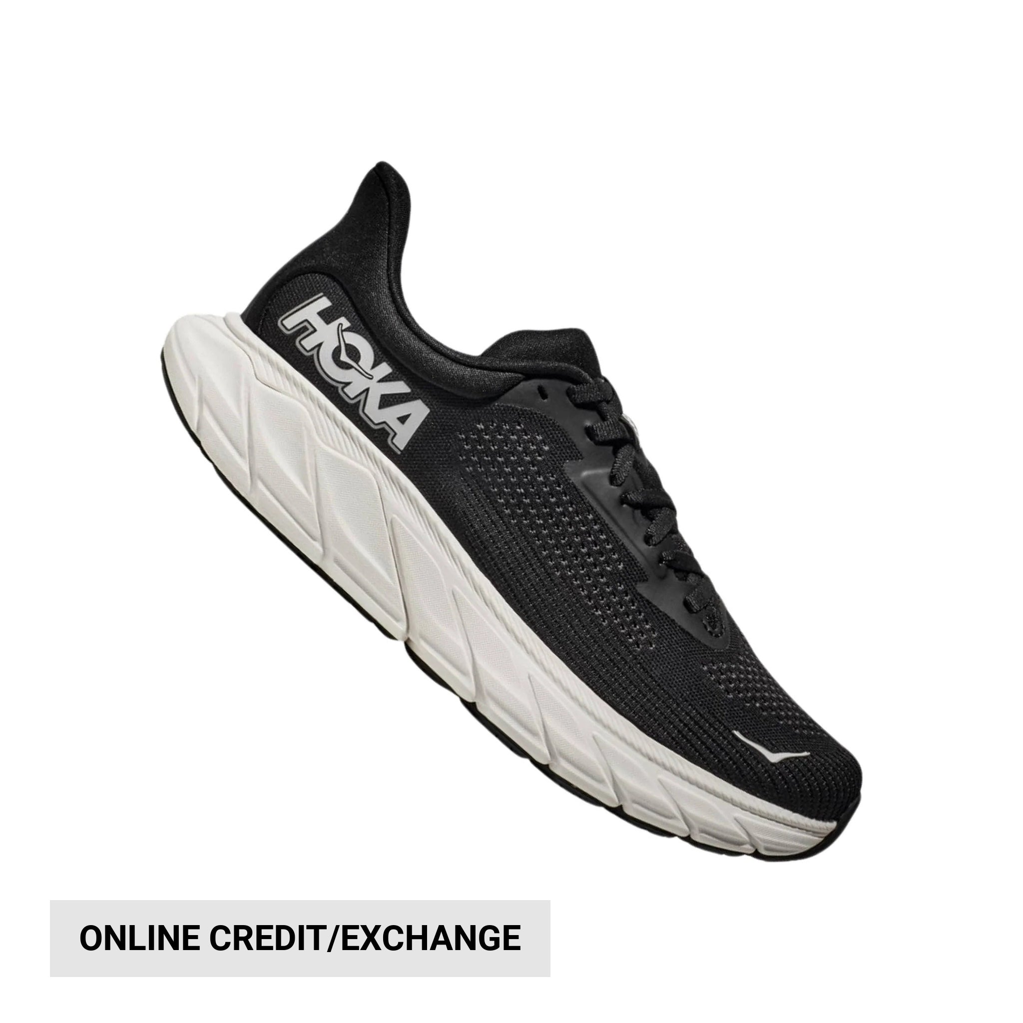 HOKA Men's Arahi 7 - Black/White by Lenny's Shoe & Apparel