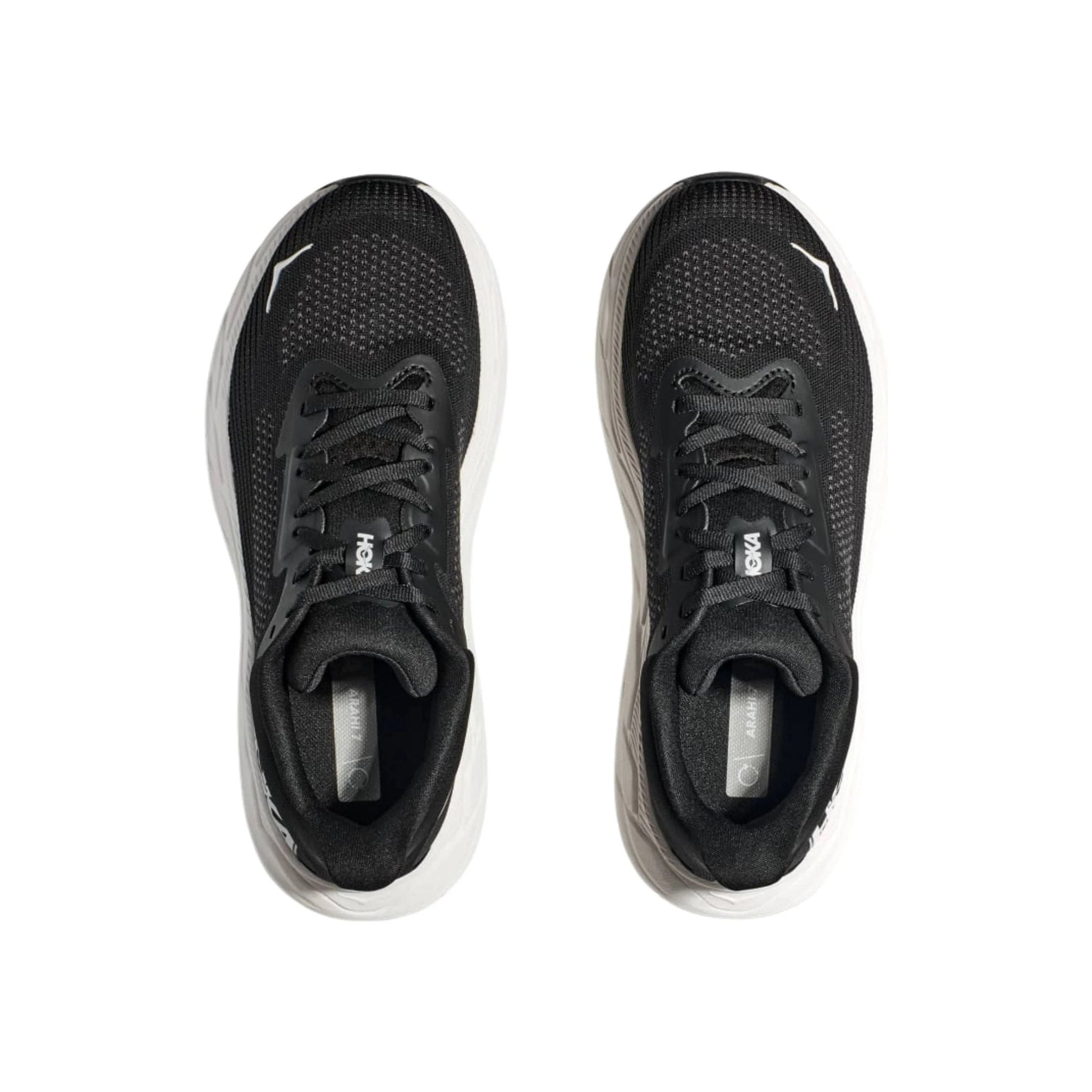 HOKA Men's Arahi 7 - Black/White by Lenny's Shoe & Apparel