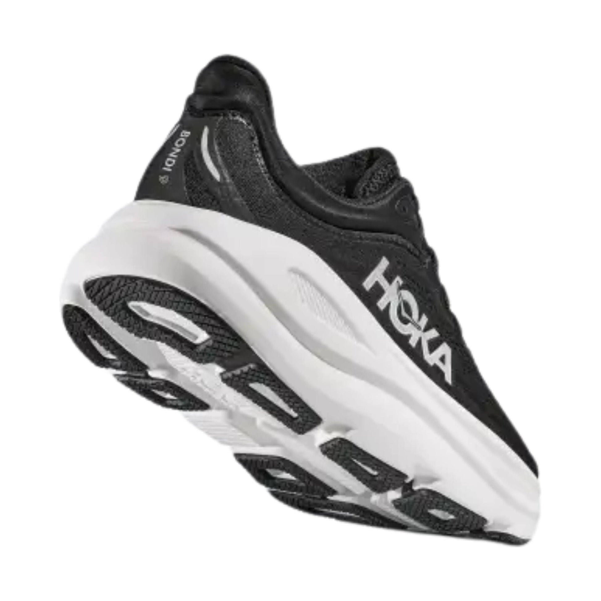 HOKA Men's Bondi 9 Running Shoes - Black/White by Lenny's Shoe & Apparel