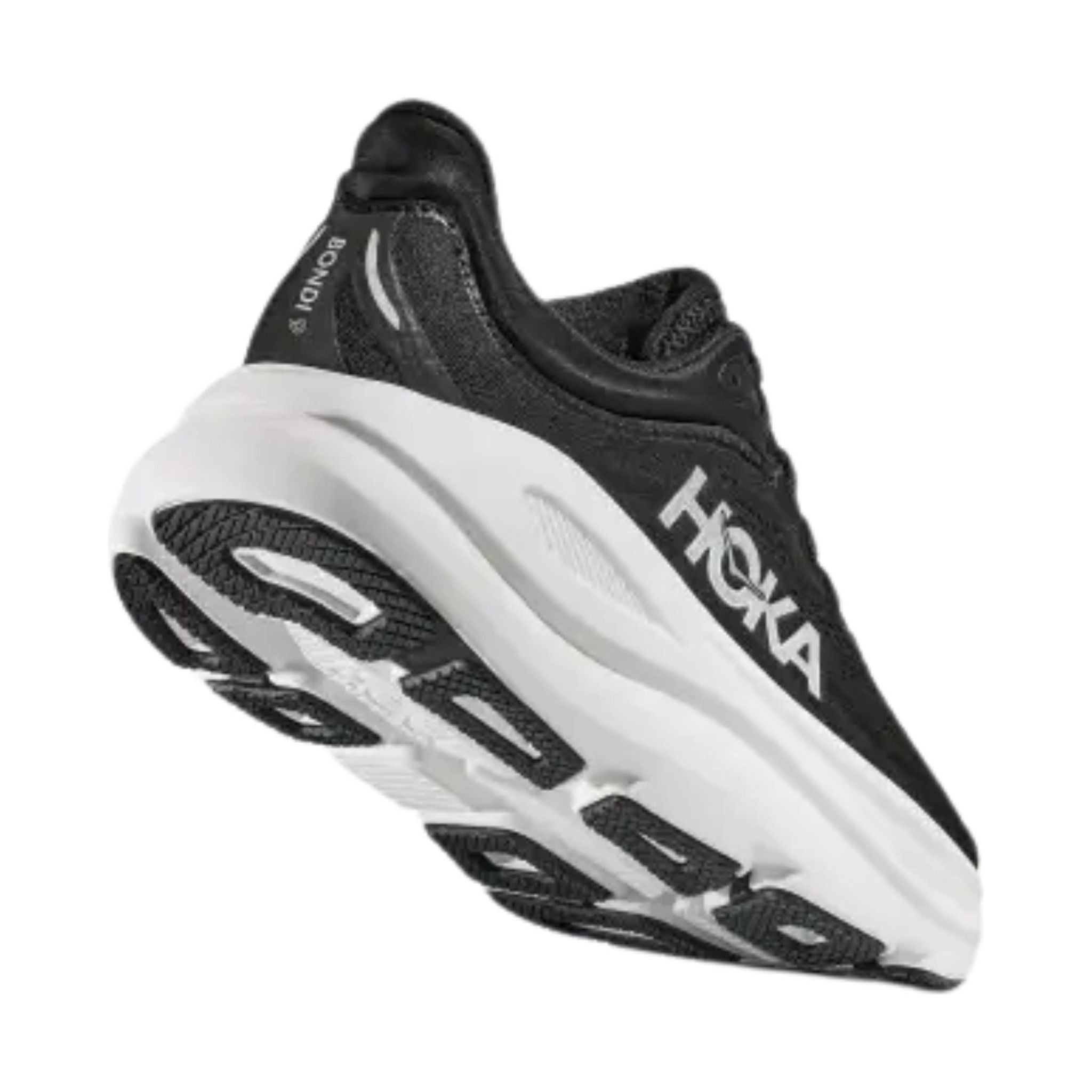 HOKA Men's Bondi 9 Running Shoes - Black/White by Lenny's Shoe & Apparel