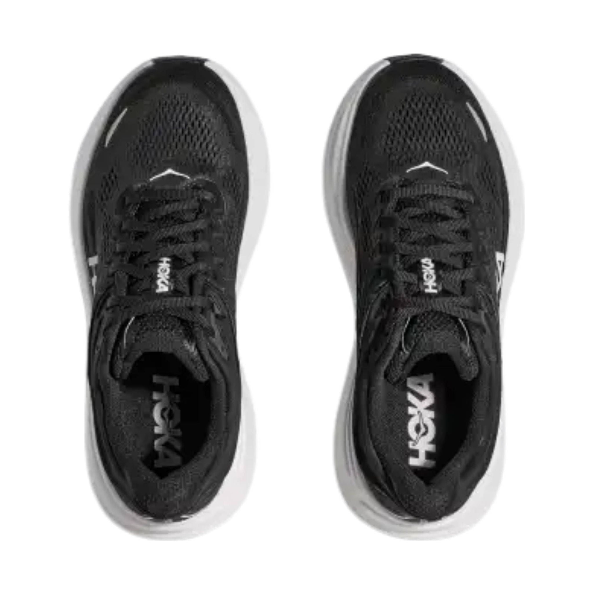 HOKA Men's Bondi 9 Running Shoes - Black/White by Lenny's Shoe & Apparel