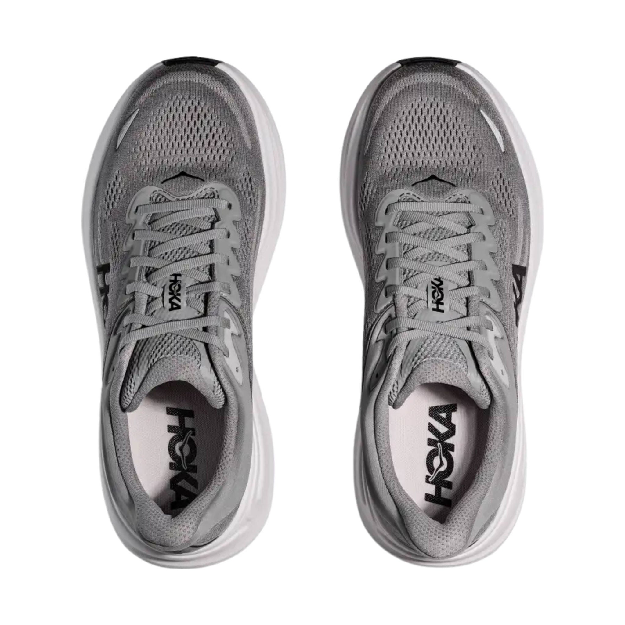 HOKA Men's Bondi 9 Running Shoes - Gal Grey/Stellar Grey by Lenny's Shoe & Apparel