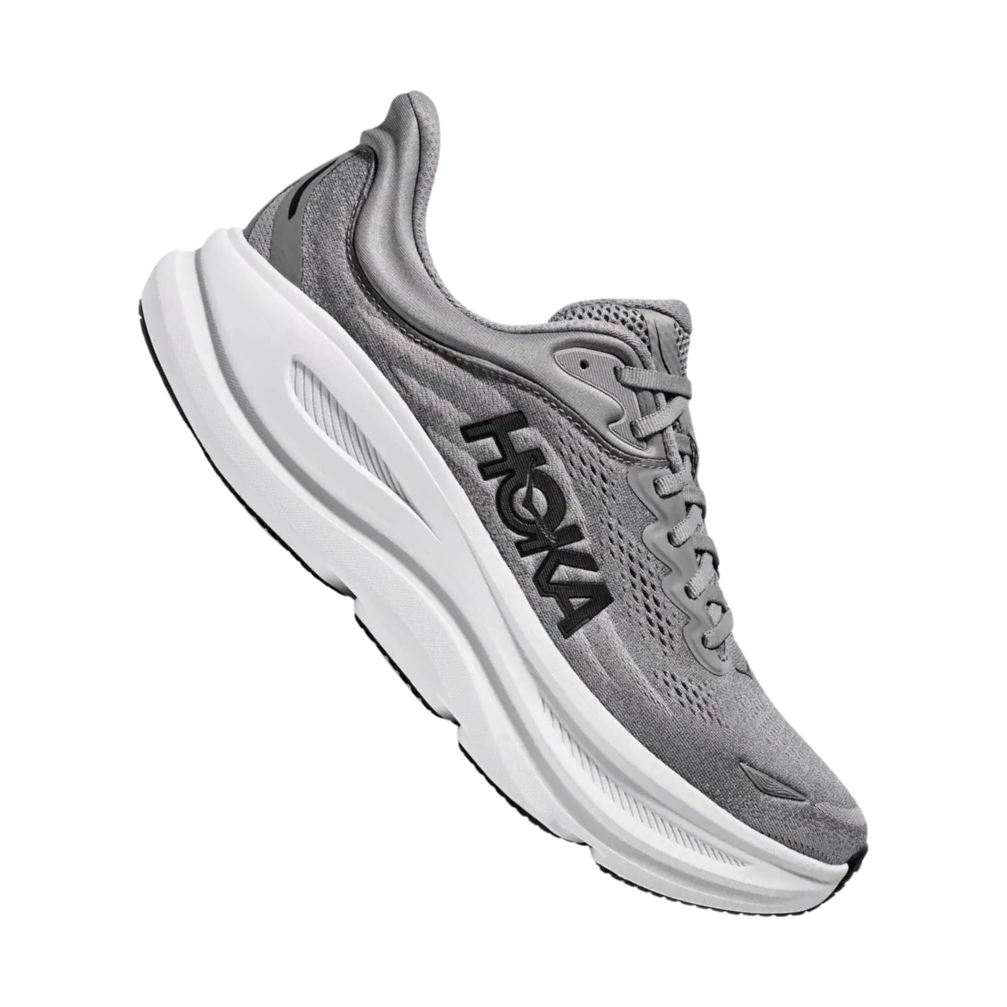 HOKA Men's Bondi 9 Running Shoes - Gal Grey/Stellar Grey by Lenny's Shoe & Apparel