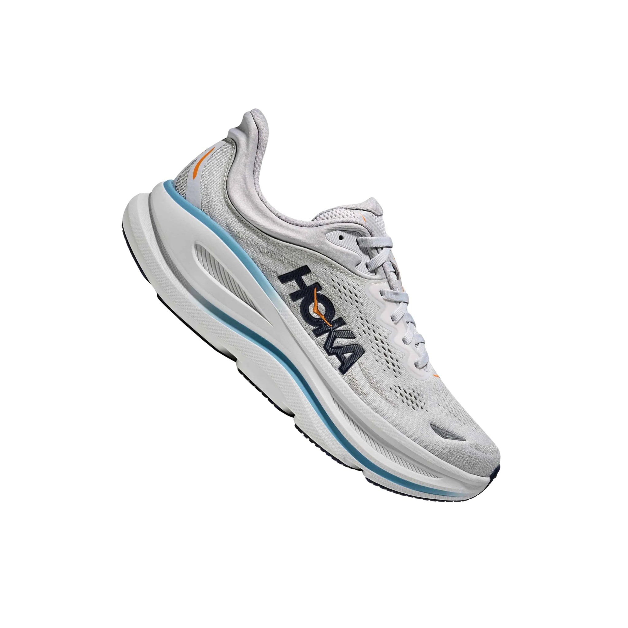 HOKA Men's Bondi 9 Running Shoes - Stardust/Cosmic Grey by Lenny's Shoe & Apparel