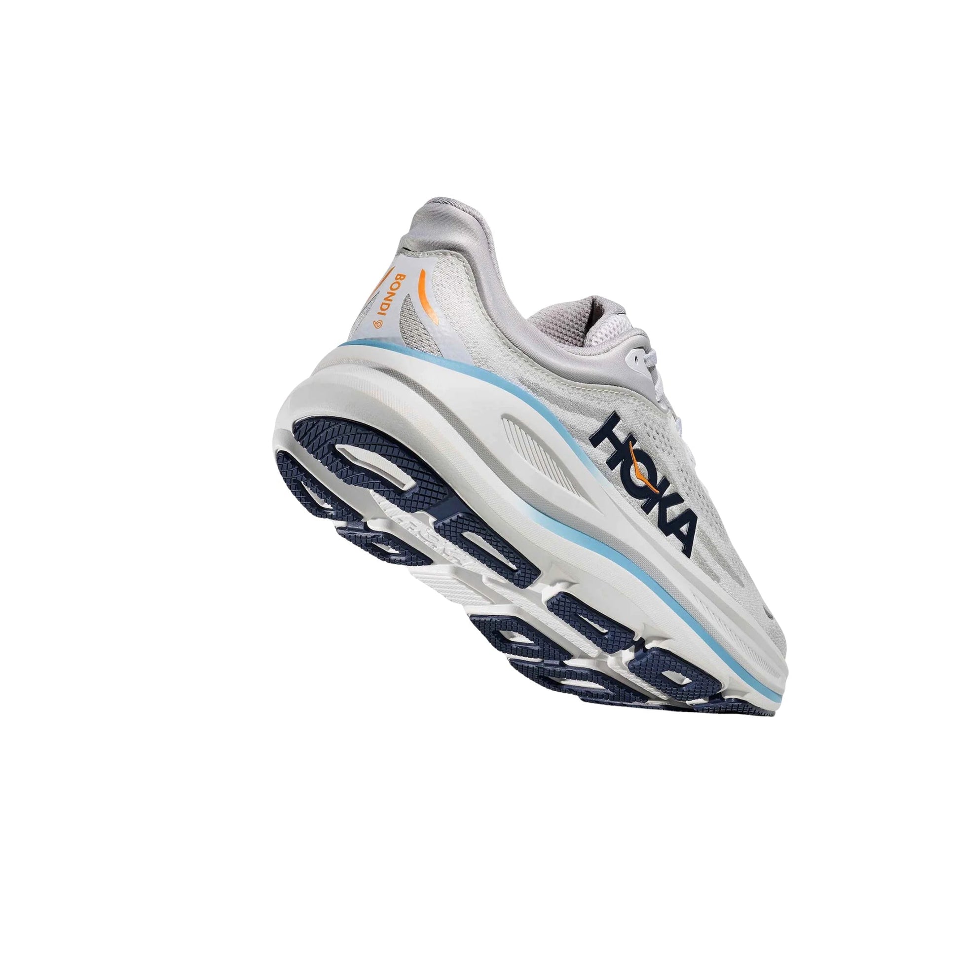 HOKA Men's Bondi 9 Running Shoes - Stardust/Cosmic Grey by Lenny's Shoe & Apparel