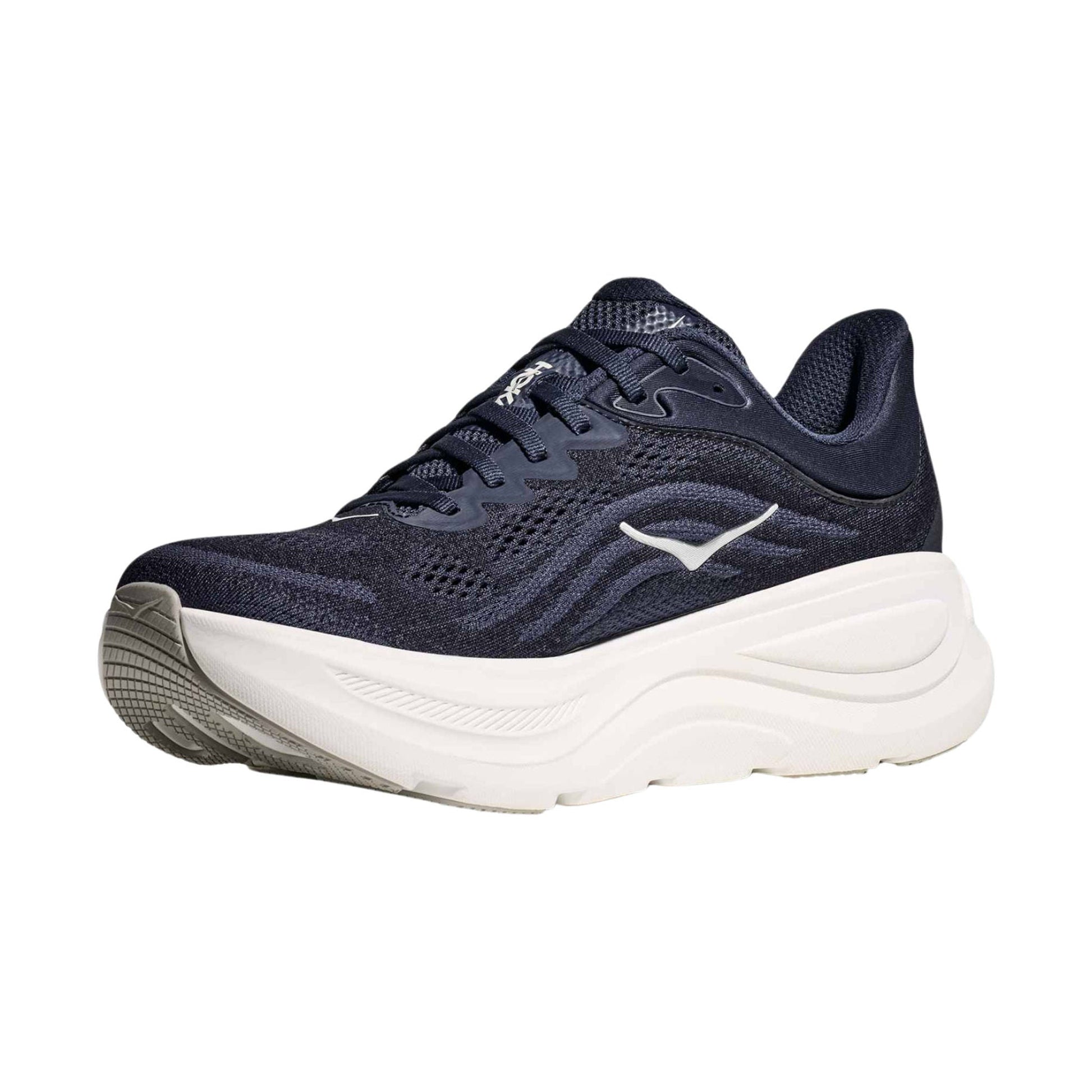 HOKA Men's Bondi 9 Running Shoes - Varsity Navy/White by Lenny's Shoe & Apparel