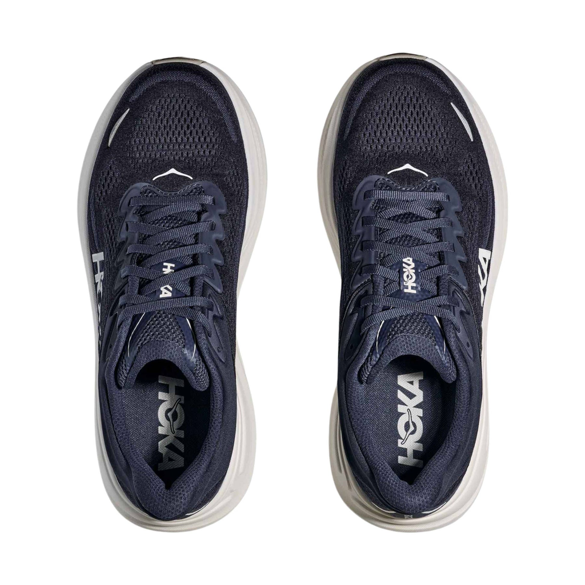 HOKA Men's Bondi 9 Running Shoes - Varsity Navy/White by Lenny's Shoe & Apparel