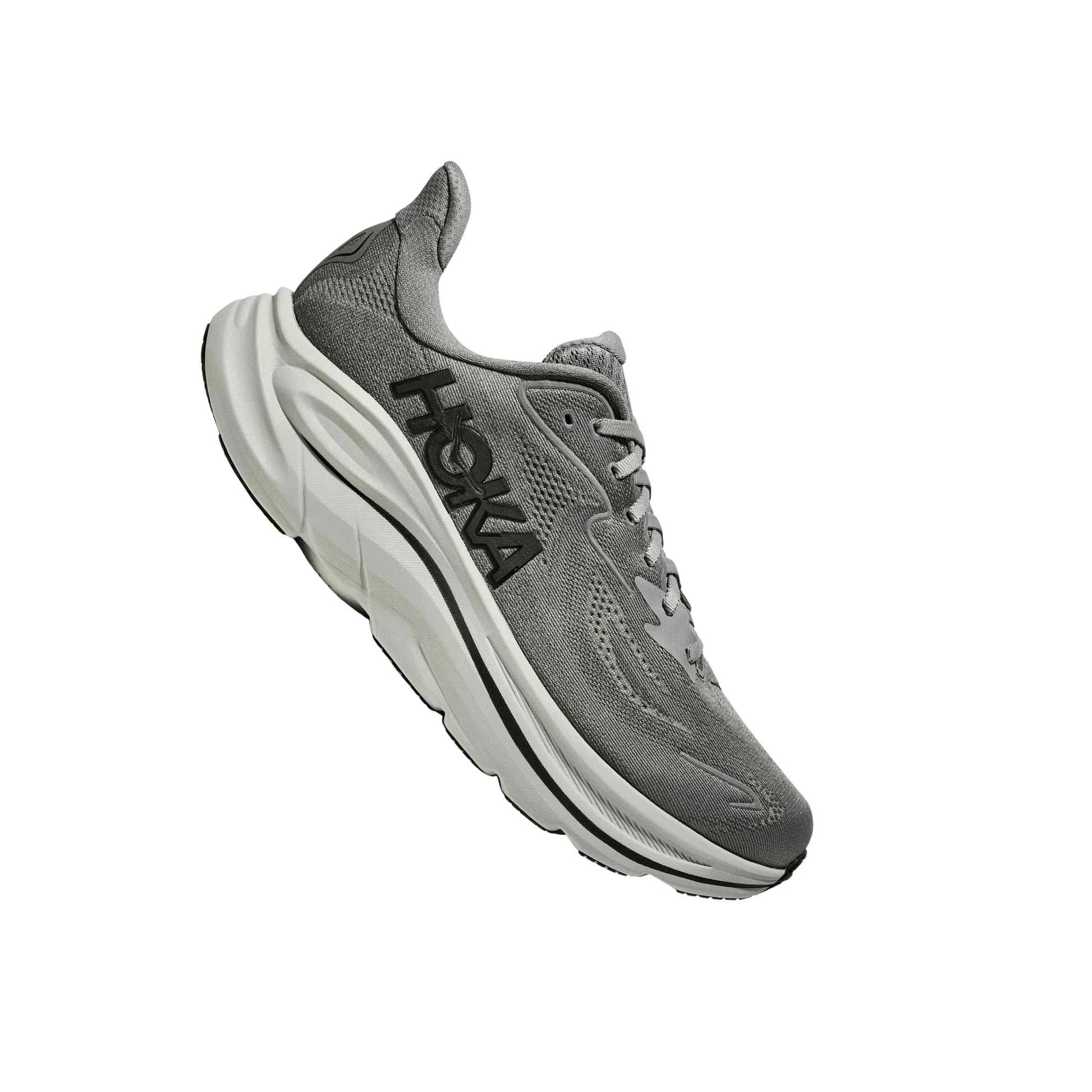 HOKA Men's Clifton 10 Running Shoes - Galactic Grey / Asteroid by Lenny's Shoe & Apparel