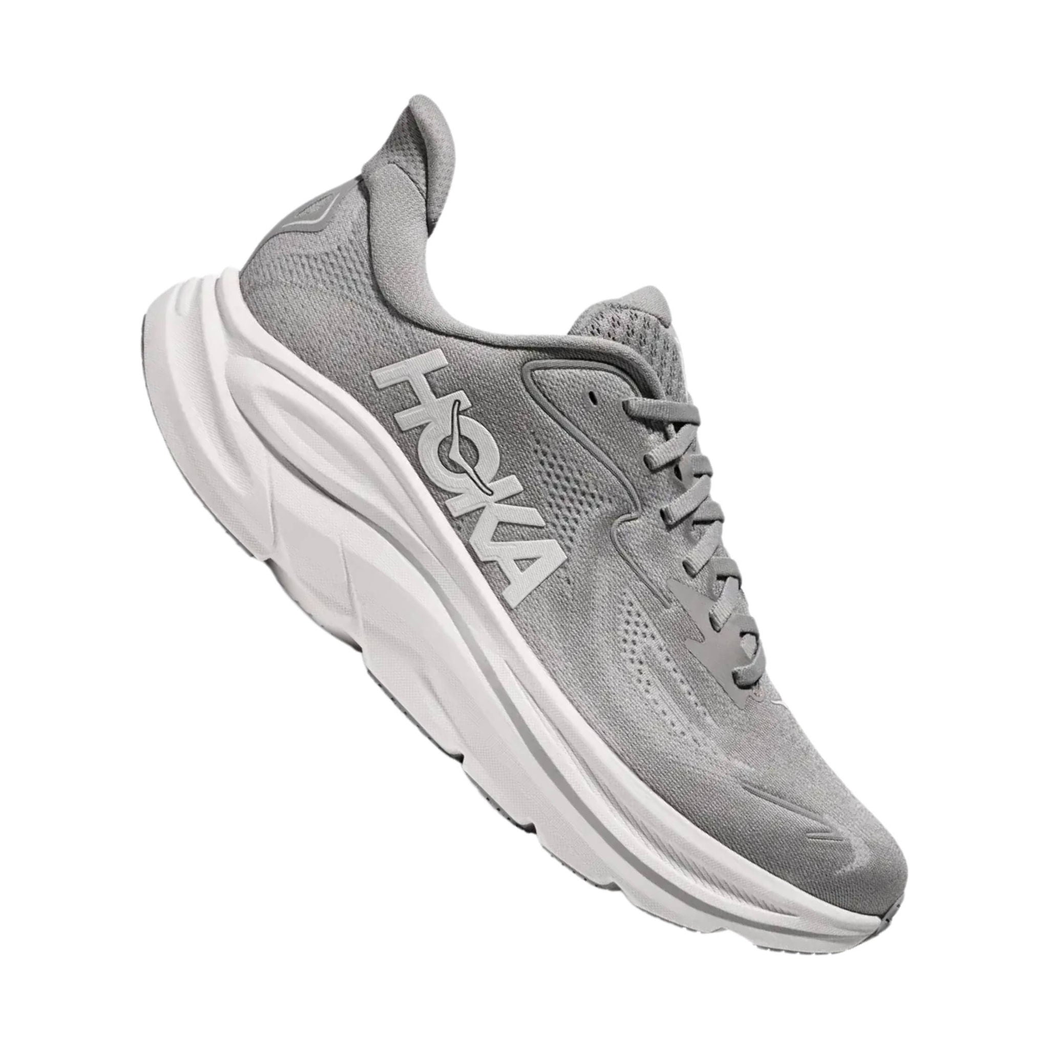 HOKA Men's Clifton 10 Running Shoes - Stellar Grey/Stardust by Lenny's Shoe & Apparel