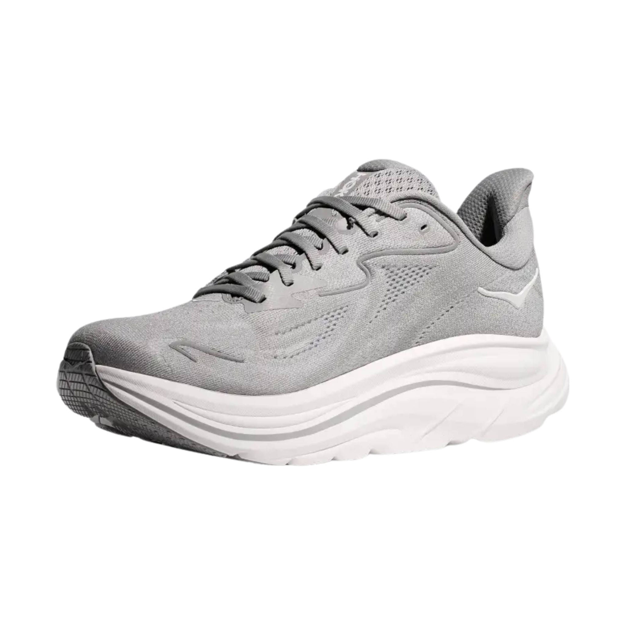 HOKA Men's Clifton 10 Running Shoes - Stellar Grey/Stardust by Lenny's Shoe & Apparel