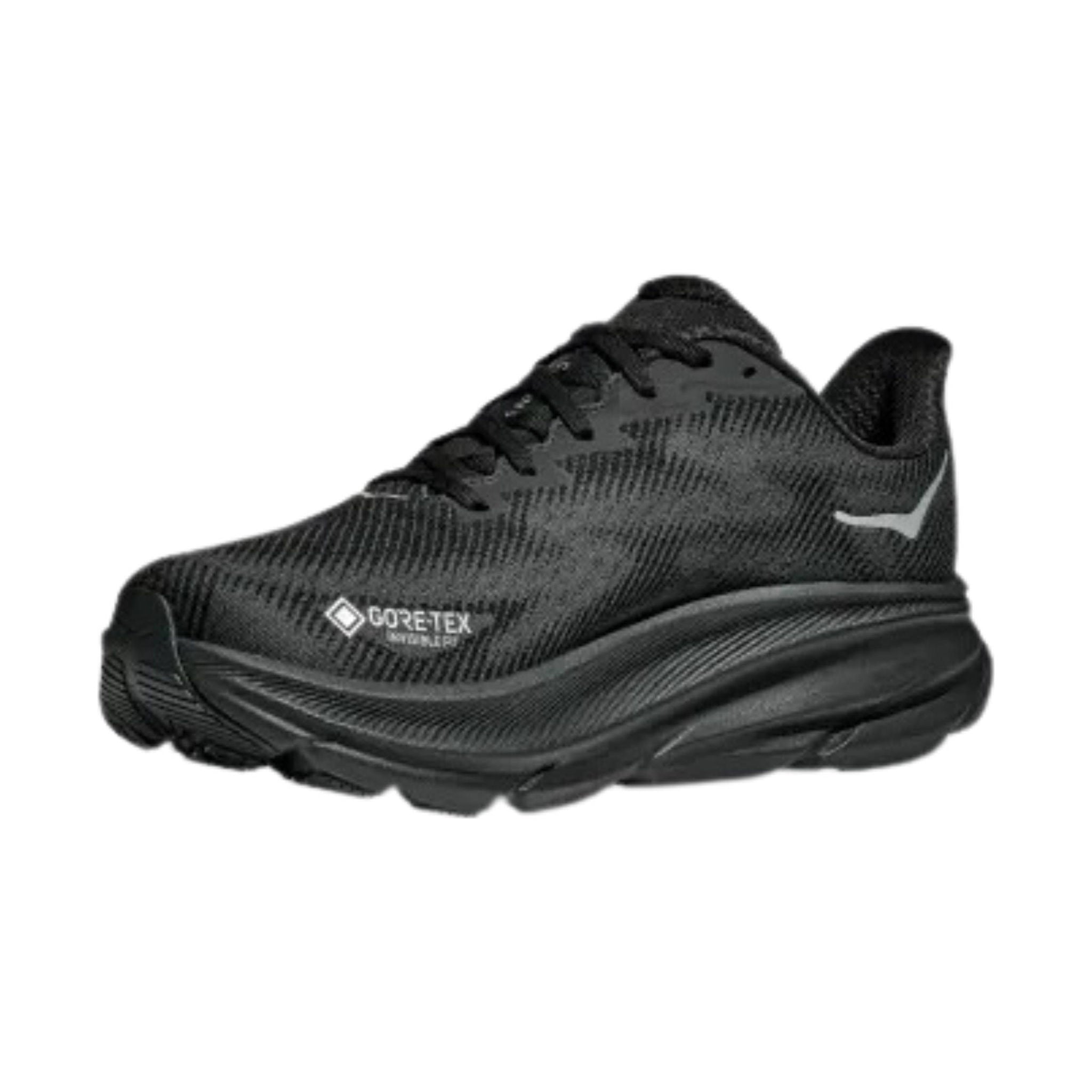 HOKA Men's Clifton 9 GTX Everyday Running Shoes - Black by Lenny's Shoe & Apparel