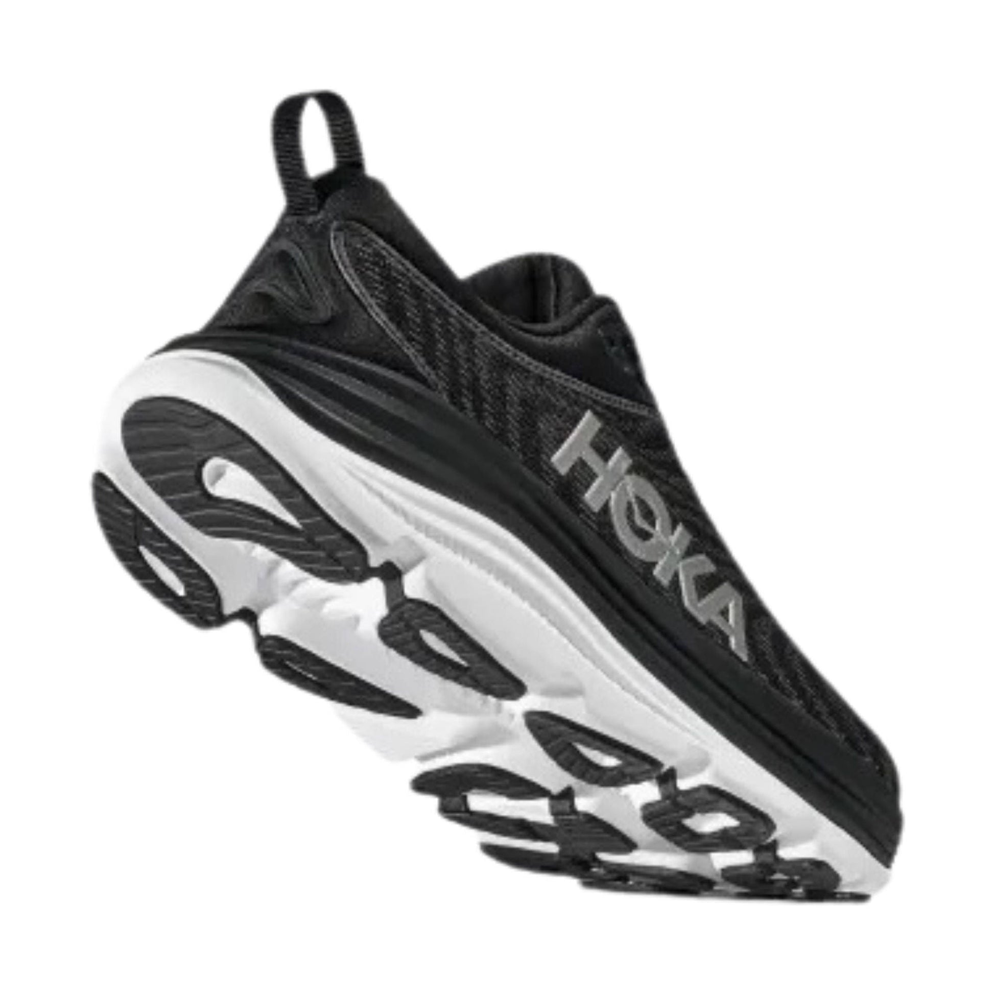 HOKA Men's Gaviota 5 - Black/White by Lenny's Shoe & Apparel