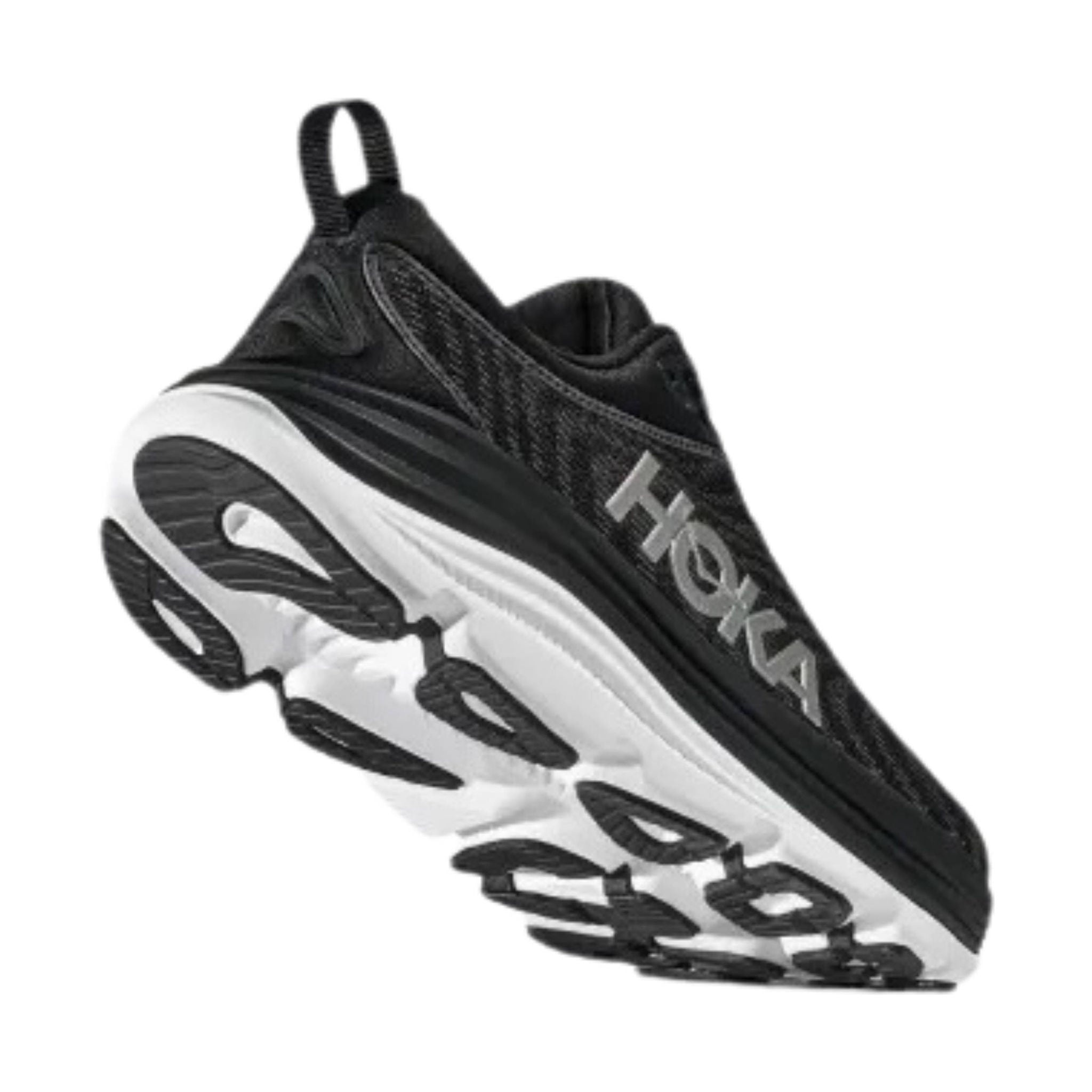 HOKA Men's Gaviota 5 - Black/White by Lenny's Shoe & Apparel