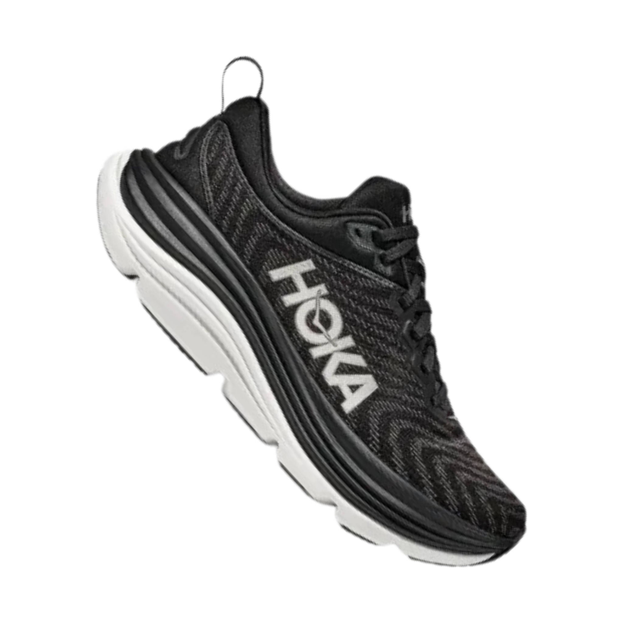 HOKA Men's Gaviota 5 - Black/White by Lenny's Shoe & Apparel
