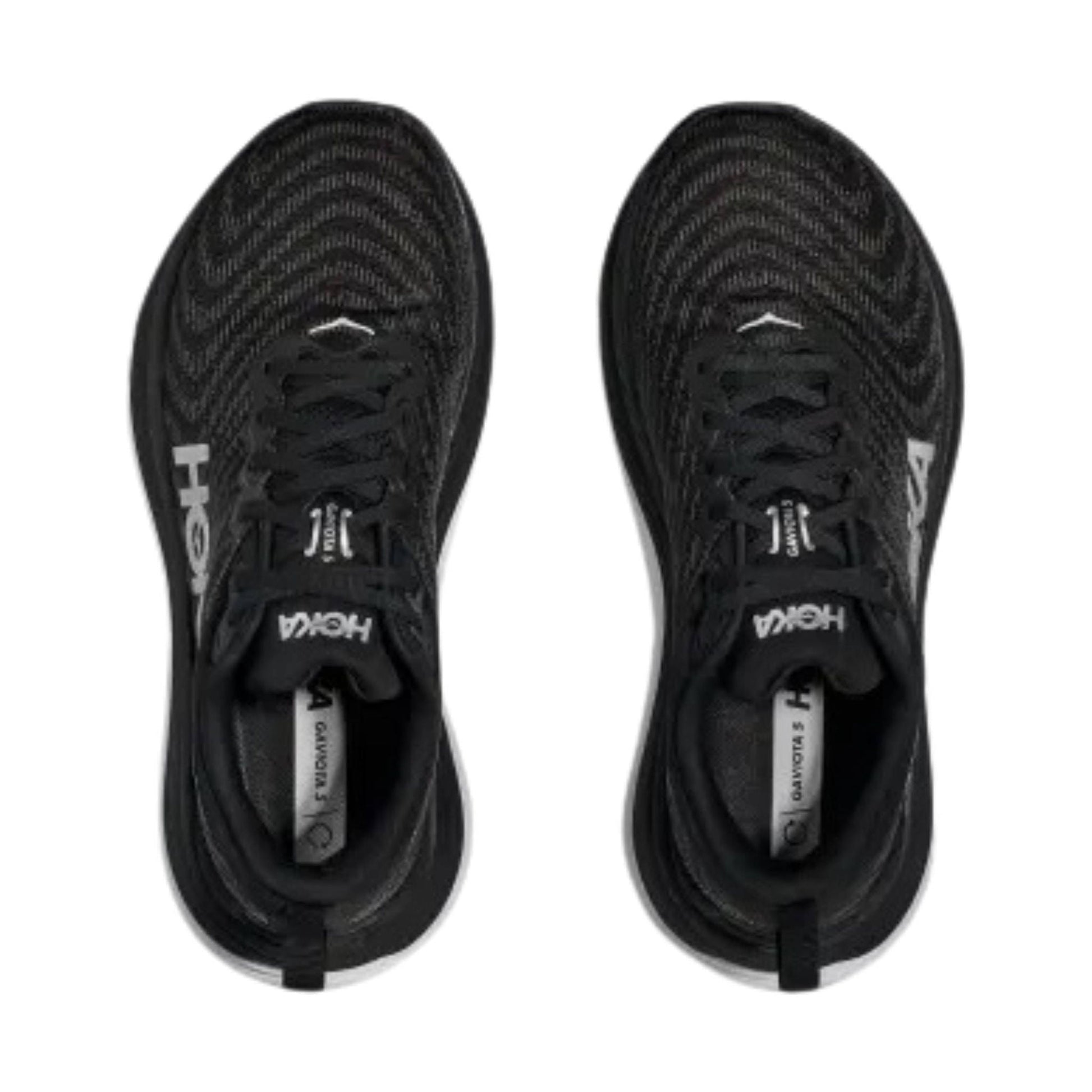 HOKA Men's Gaviota 5 - Black/White by Lenny's Shoe & Apparel