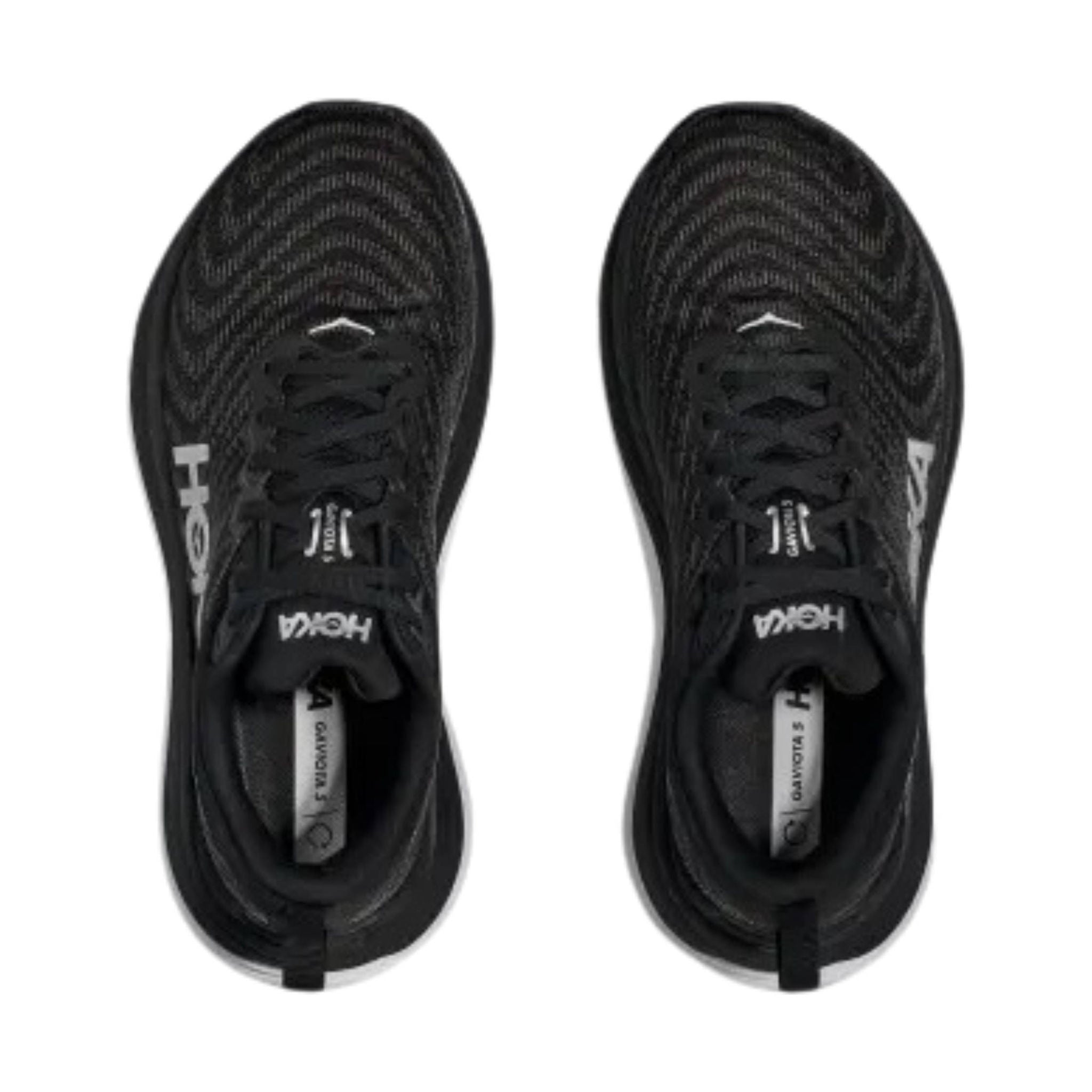 HOKA Men's Gaviota 5 - Black/White by Lenny's Shoe & Apparel