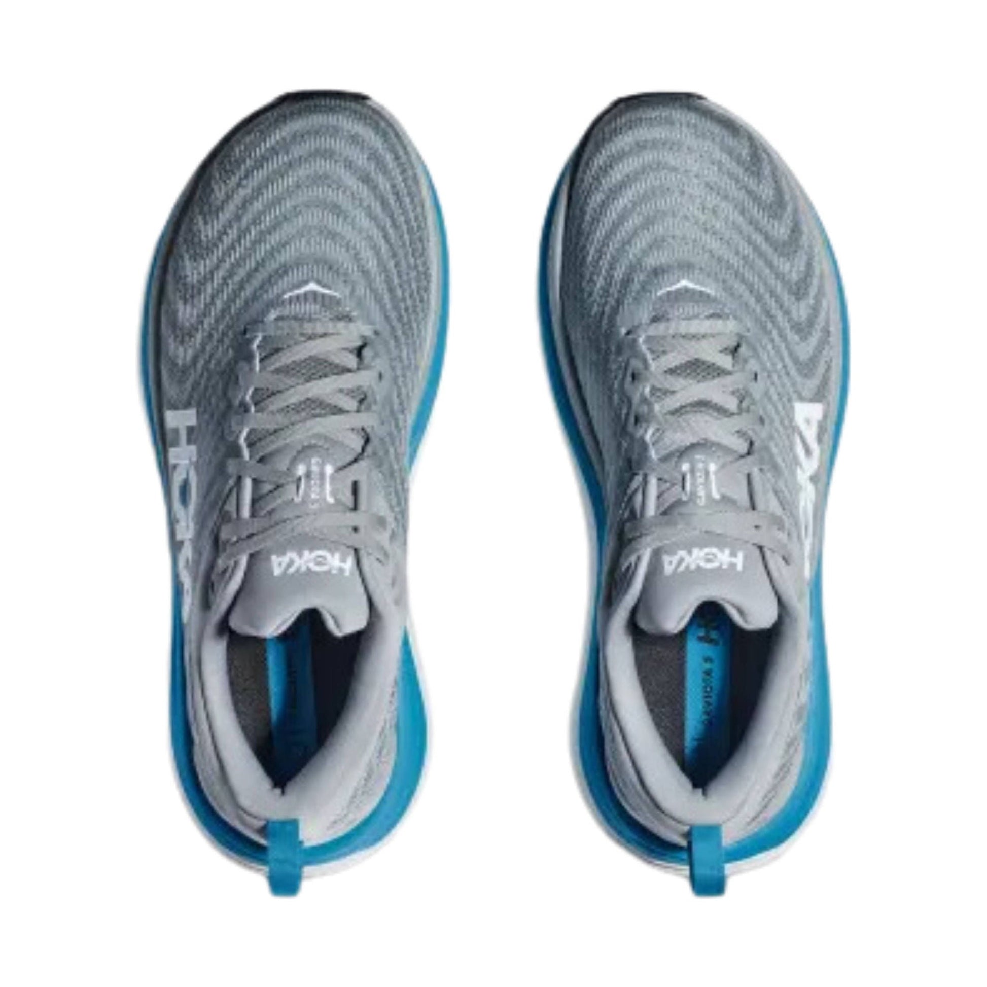 HOKA Men's Gaviota 5 - Limestone/Diva Blue by Lenny's Shoe & Apparel