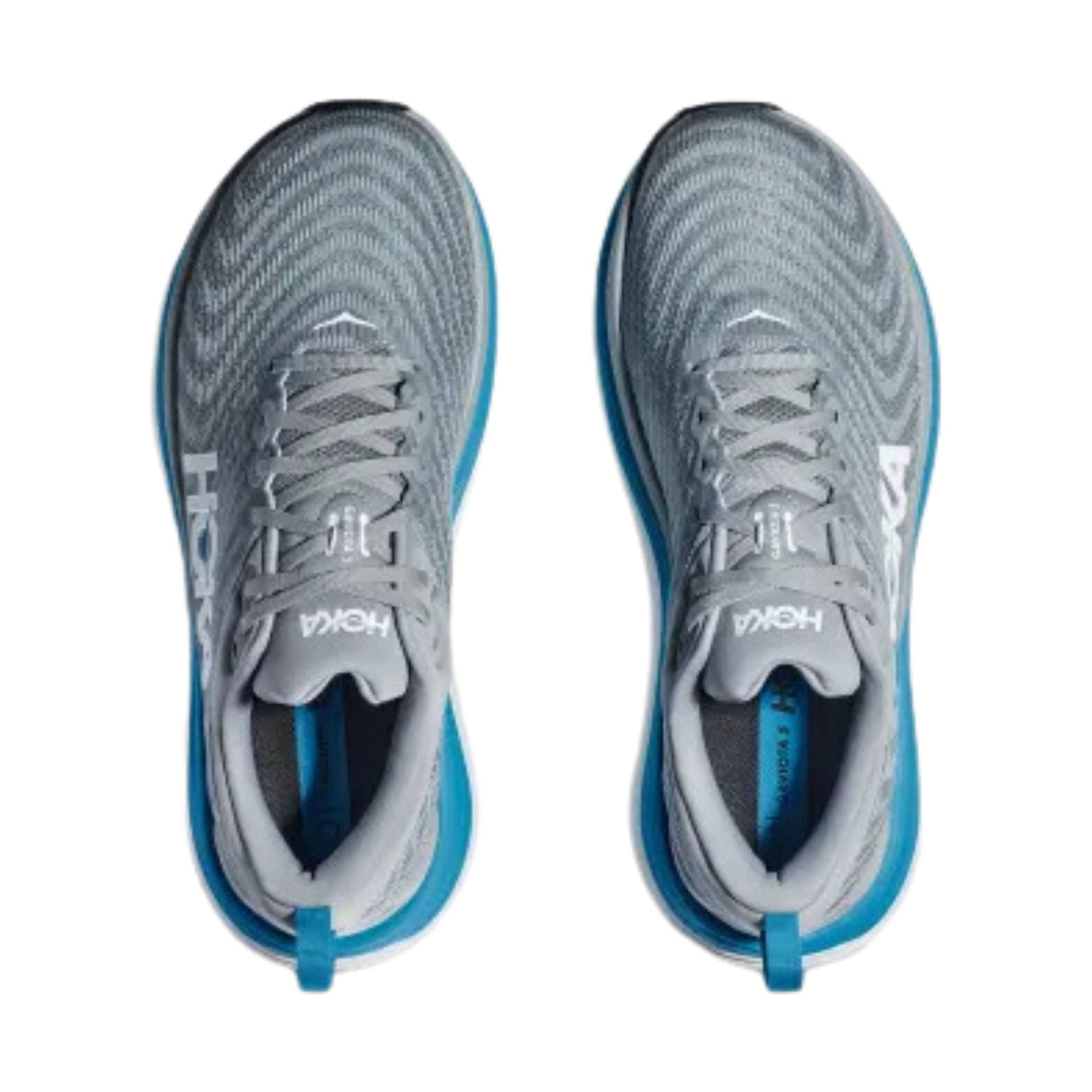 HOKA Men's Gaviota 5 - Limestone/Diva Blue by Lenny's Shoe & Apparel
