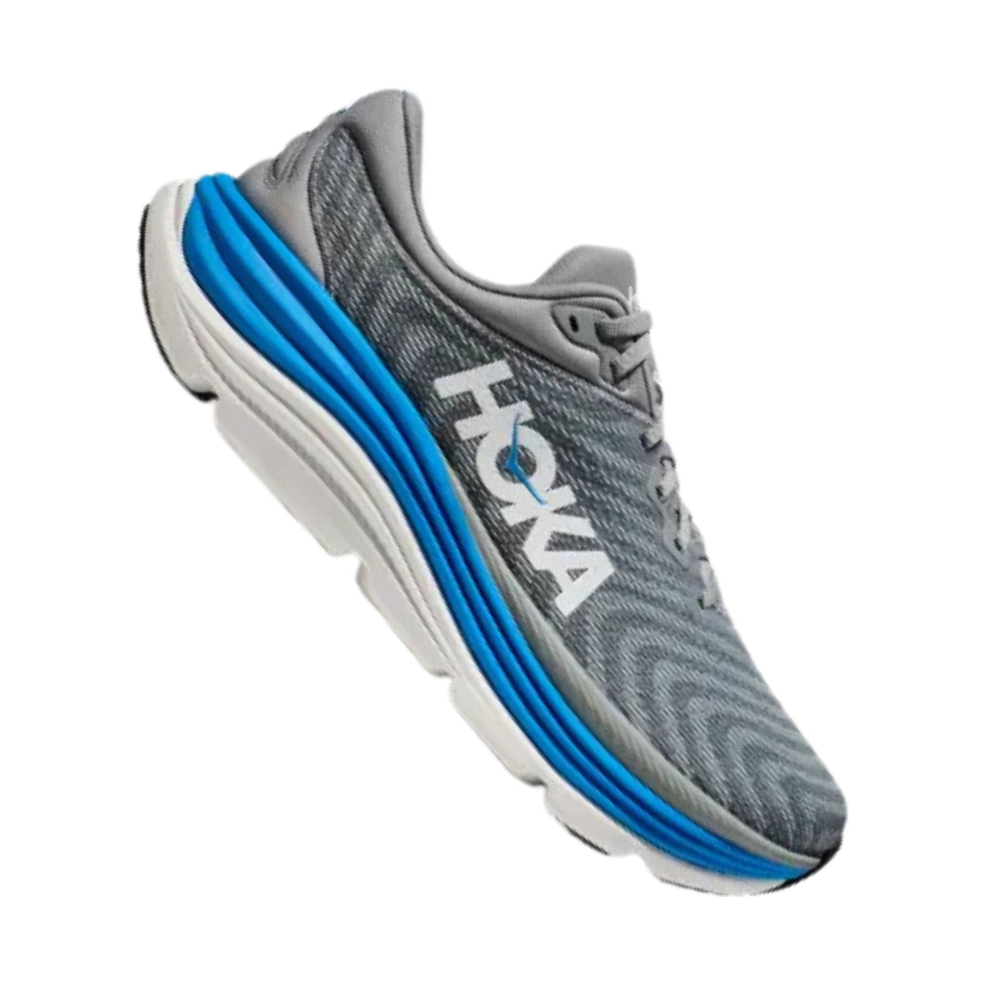 HOKA Men's Gaviota 5 - Limestone/Diva Blue by Lenny's Shoe & Apparel