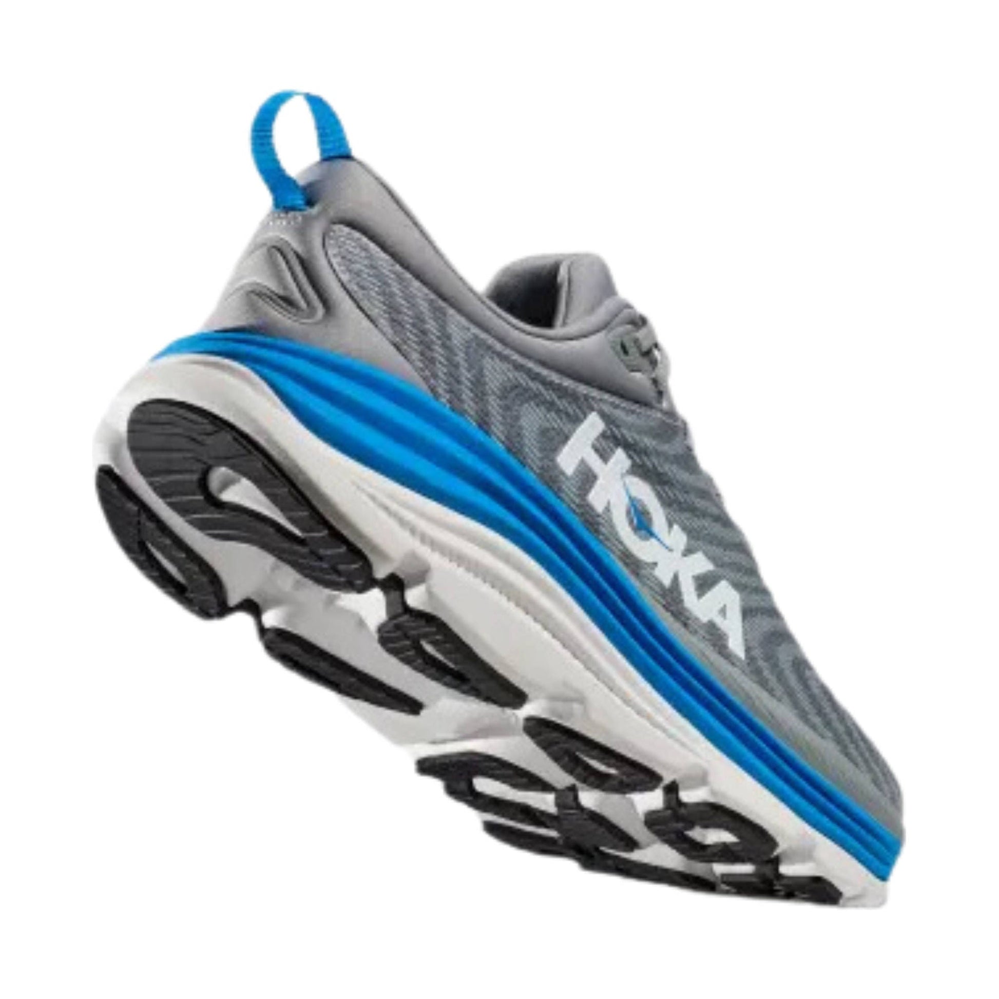 HOKA Men's Gaviota 5 - Limestone/Diva Blue by Lenny's Shoe & Apparel