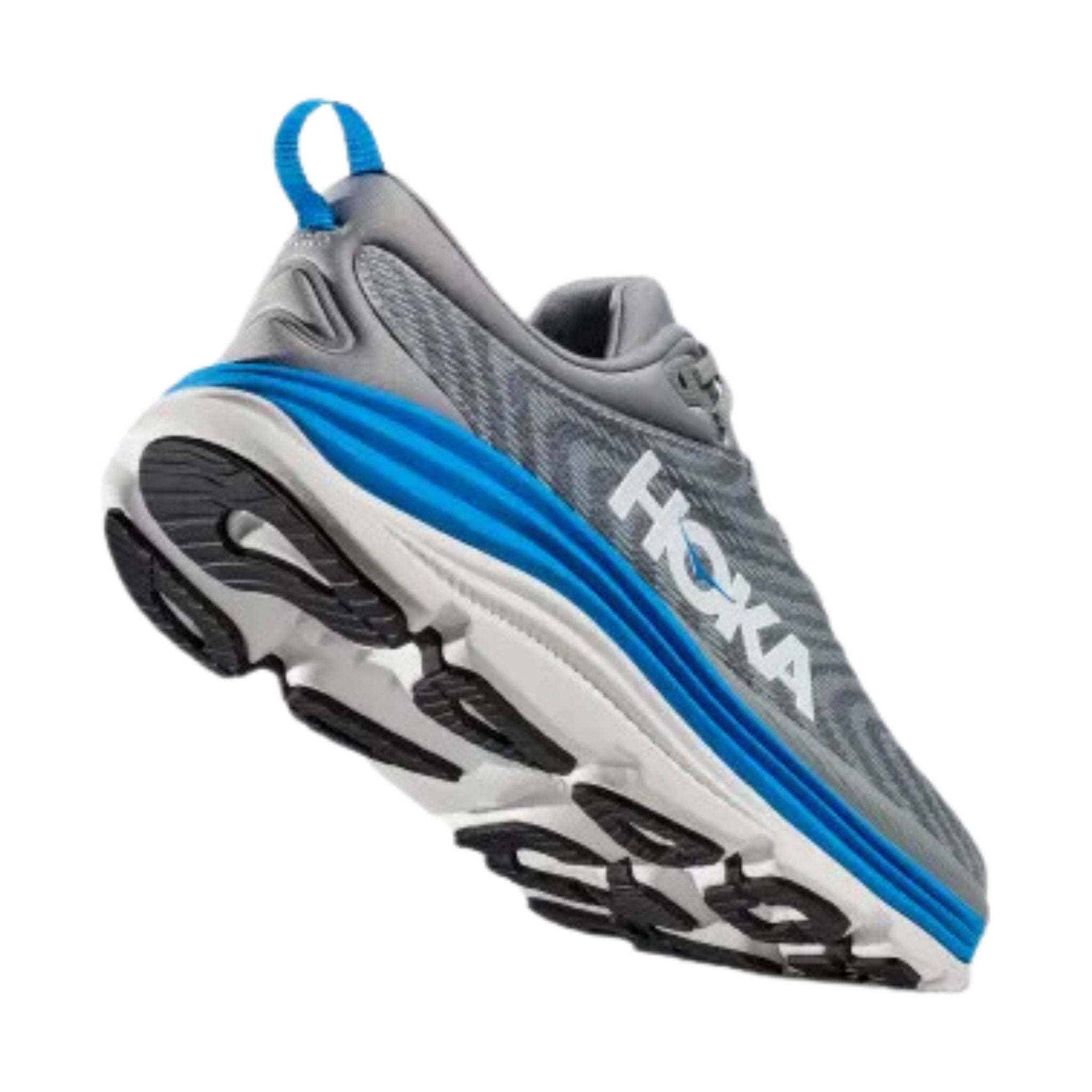 HOKA Men's Gaviota 5 - Limestone/Diva Blue by Lenny's Shoe & Apparel