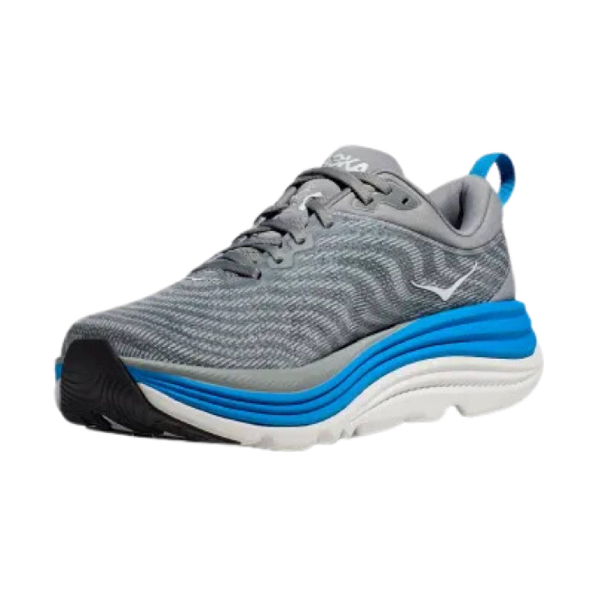 HOKA Men's Gaviota 5 - Limestone/Diva Blue by Lenny's Shoe & Apparel