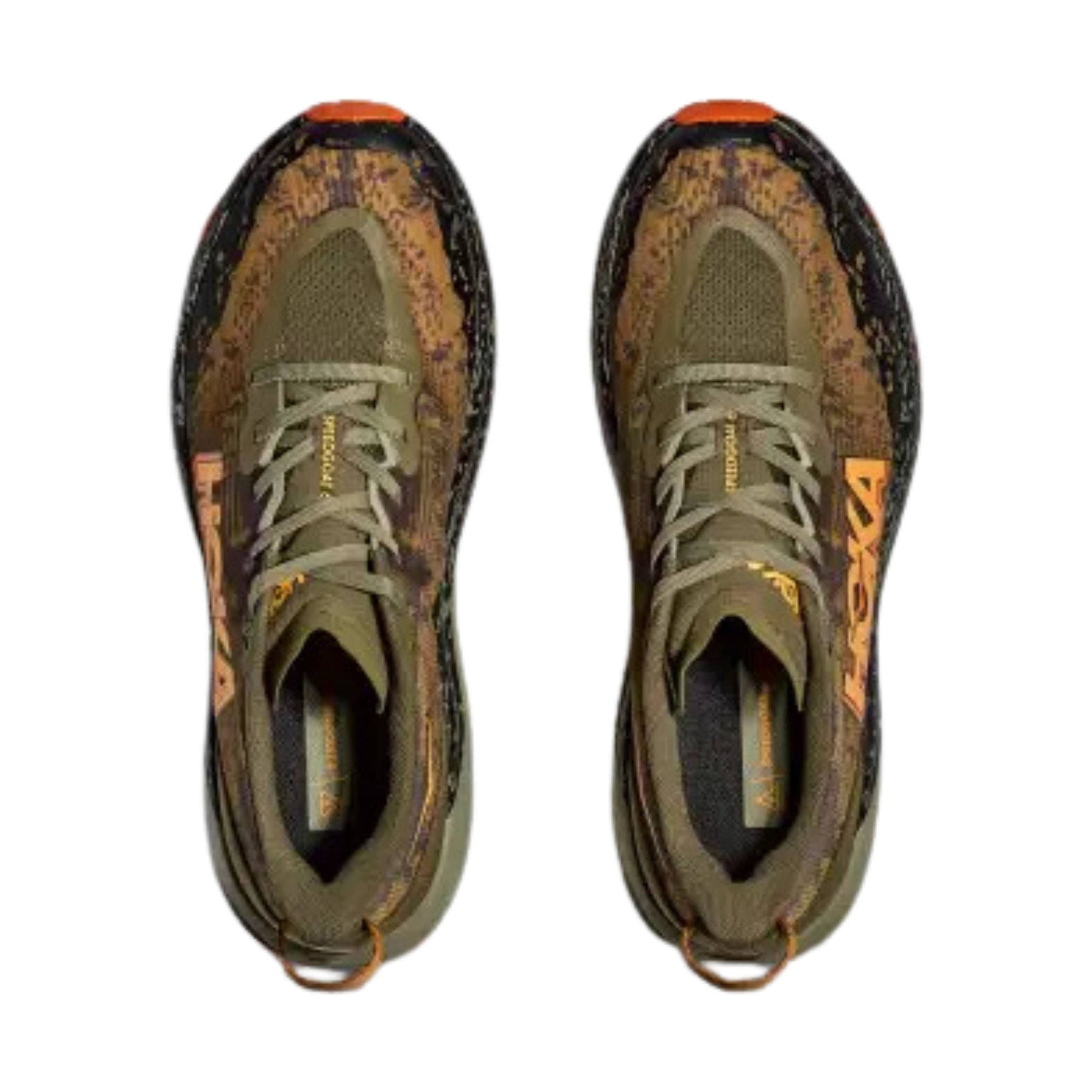 HOKA Men's Speedgoat 6 Trail Running Shoes - Antique Olive/Squash by Lenny's Shoe & Apparel