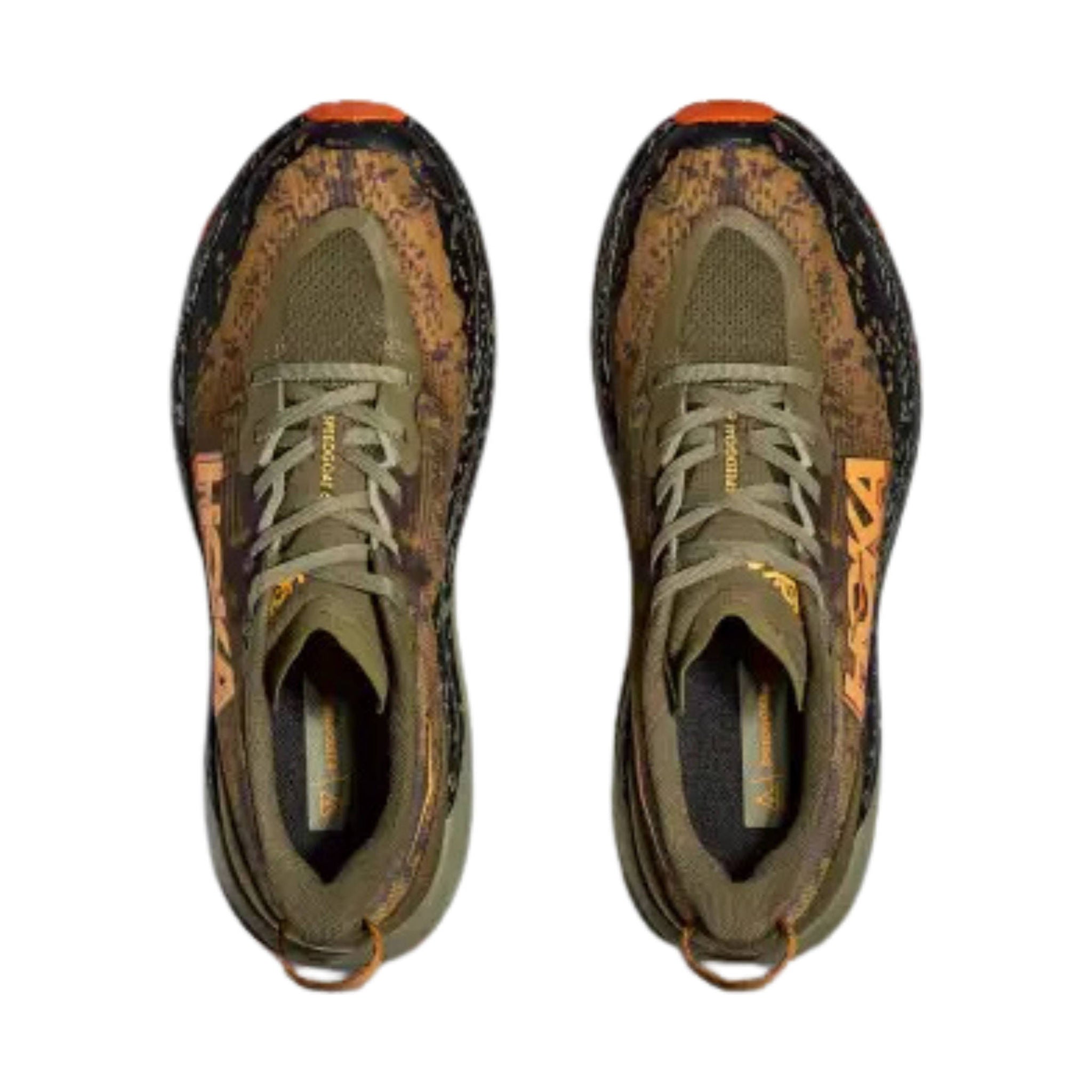 HOKA Men's Speedgoat 6 Trail Running Shoes - Antique Olive/Squash by Lenny's Shoe & Apparel