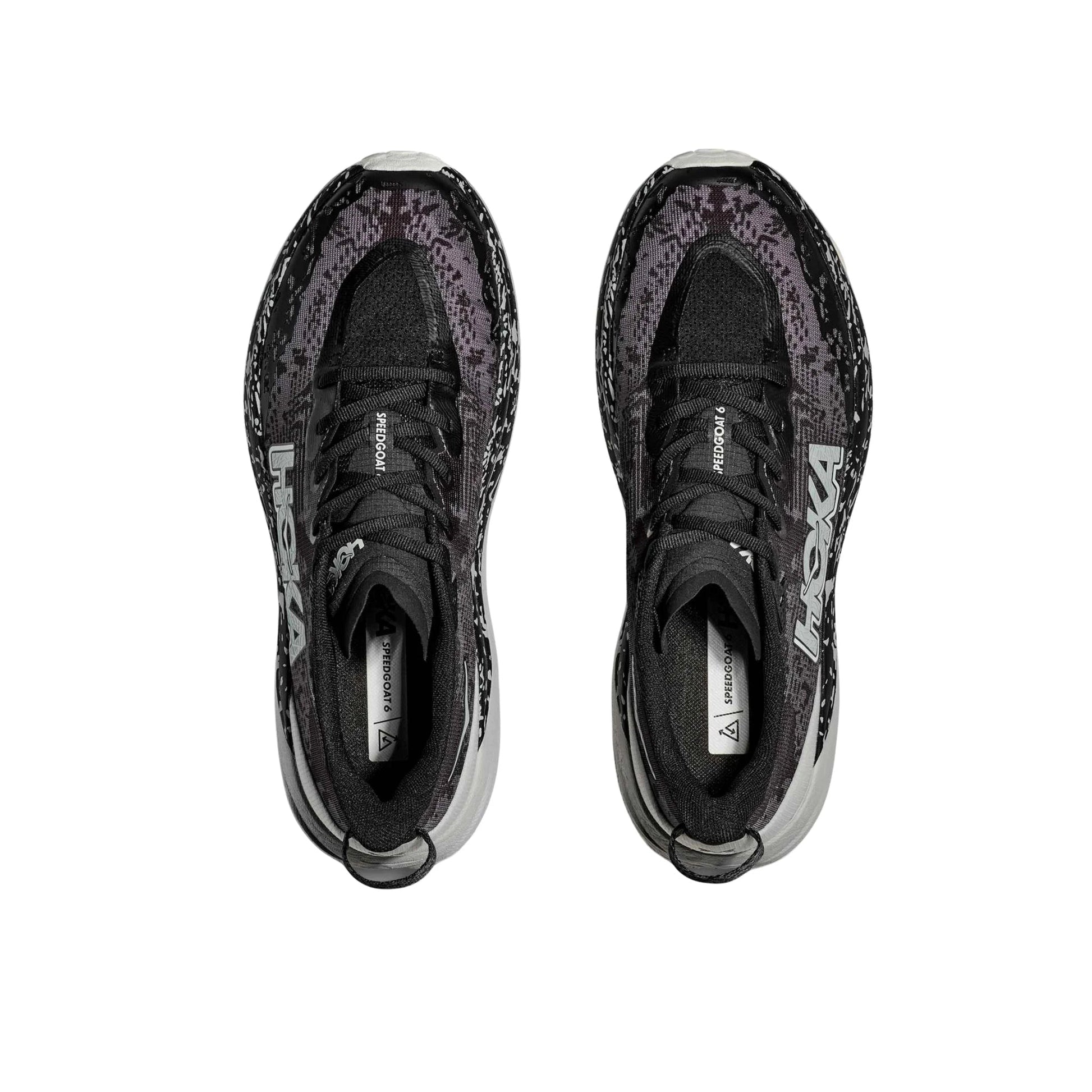 HOKA Men's Speedgoat 6 Trail Running Shoes - Black/Stardust by Lenny's Shoe & Apparel