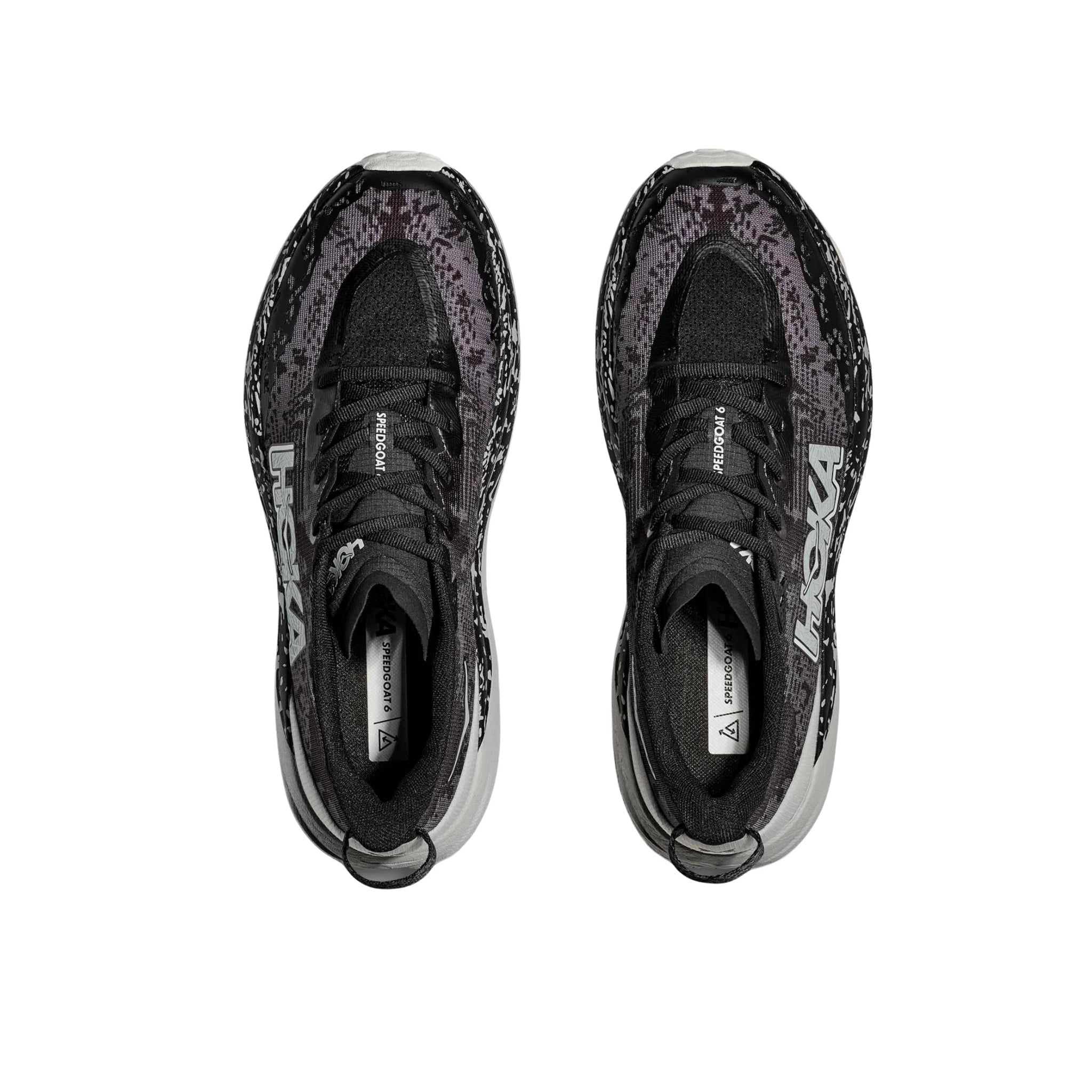 HOKA Men's Speedgoat 6 Trail Running Shoes - Black/Stardust by Lenny's Shoe & Apparel