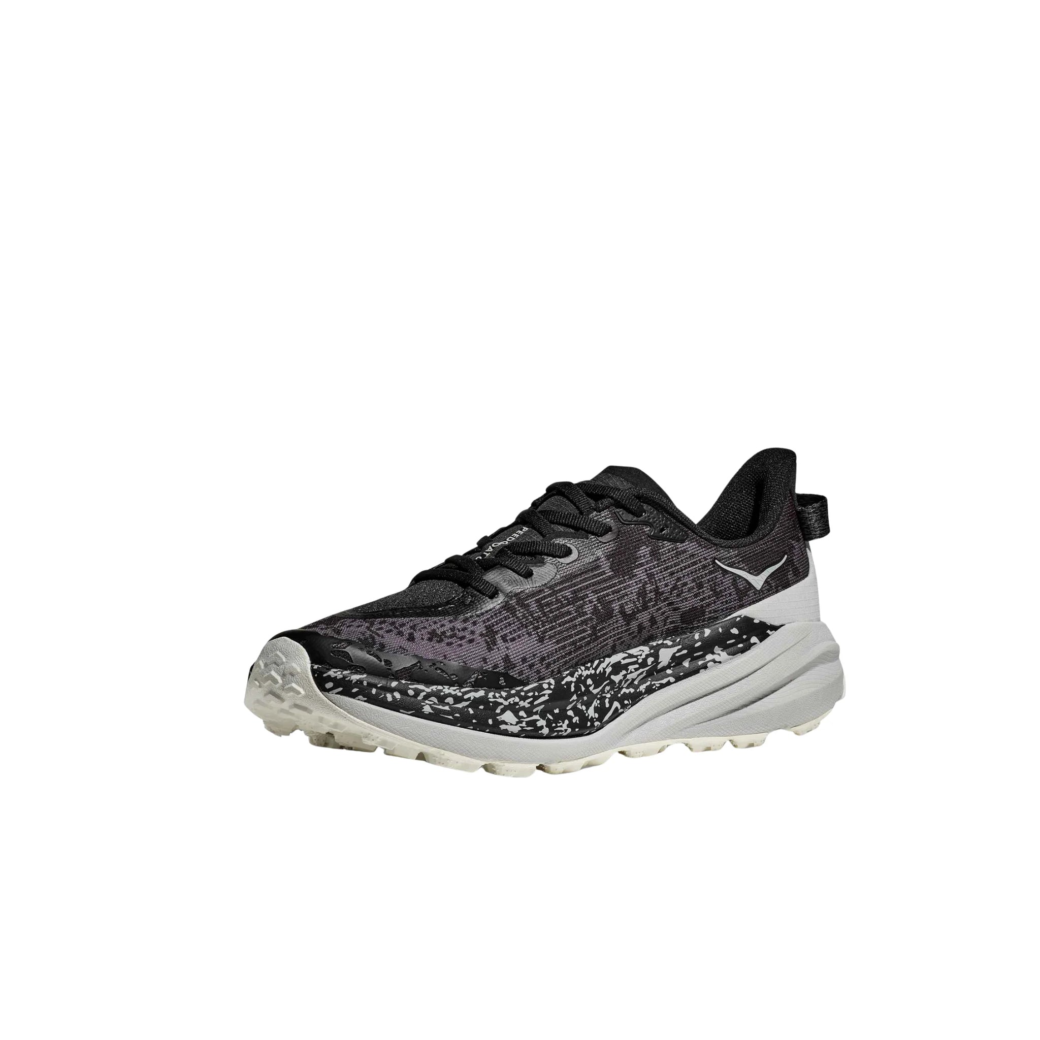 HOKA Men's Speedgoat 6 Trail Running Shoes - Black/Stardust by Lenny's Shoe & Apparel