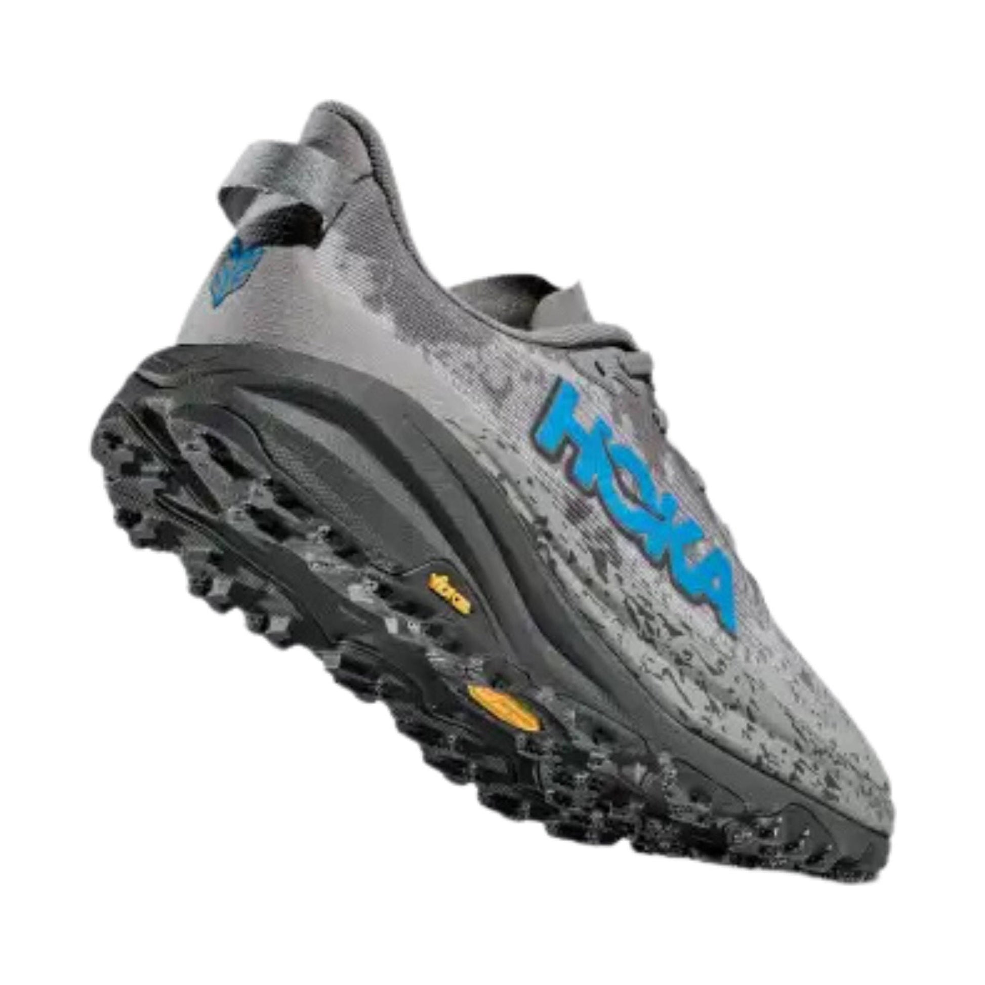 HOKA Men's Speedgoat 6 Trail Running Shoes - Galactic Grey/ HOKA Blue by Lenny's Shoe & Apparel