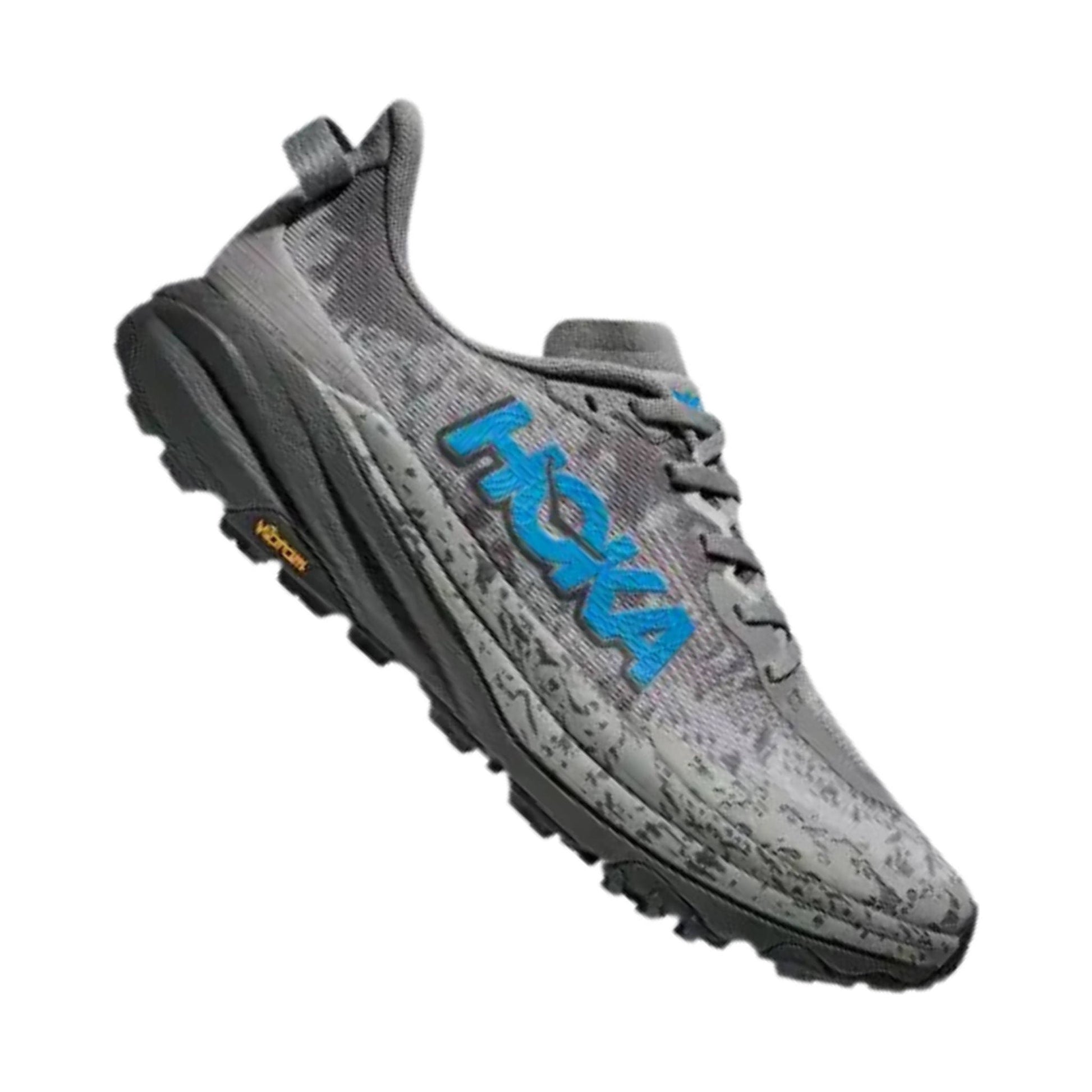 HOKA Men's Speedgoat 6 Trail Running Shoes - Galactic Grey/ HOKA Blue by Lenny's Shoe & Apparel